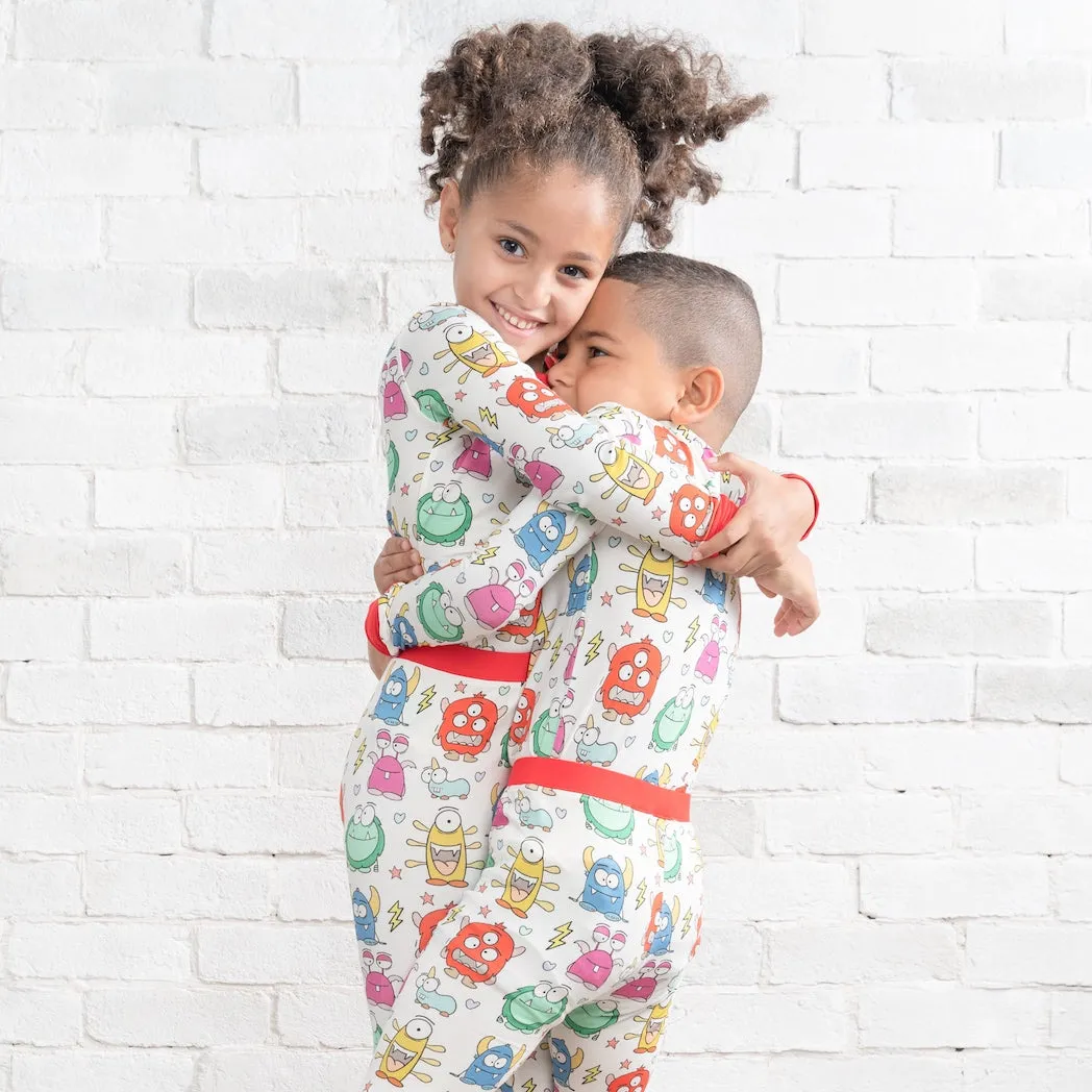 • Monsters Unite • ‘Sleep Tight’ Two-Piece Bamboo Pajama and Playtime Set