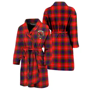 Abernethy Tartan Bathrobe with Family Crest