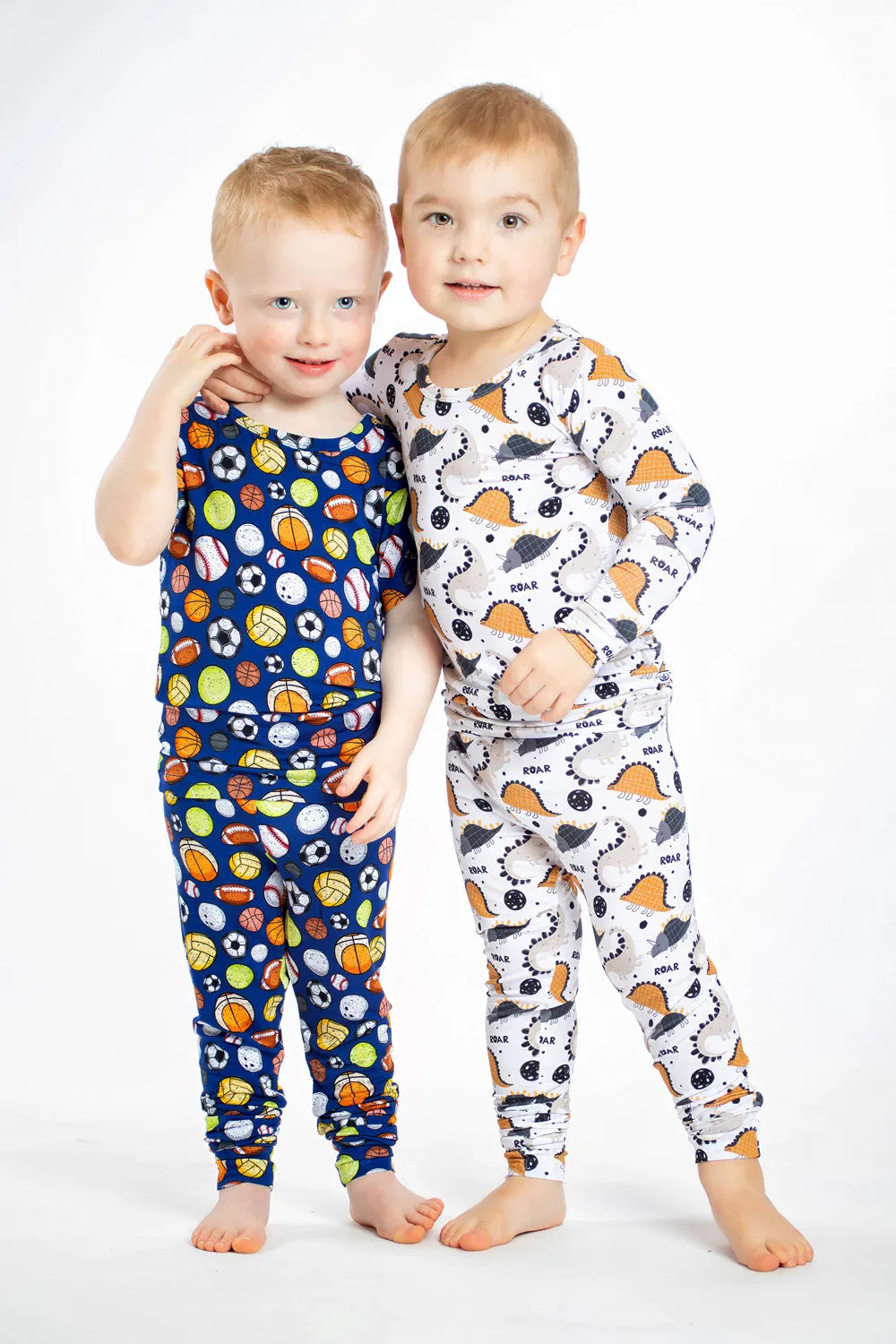 All Stars 2 Piece Bamboo Pajamas Short Sleeve Set