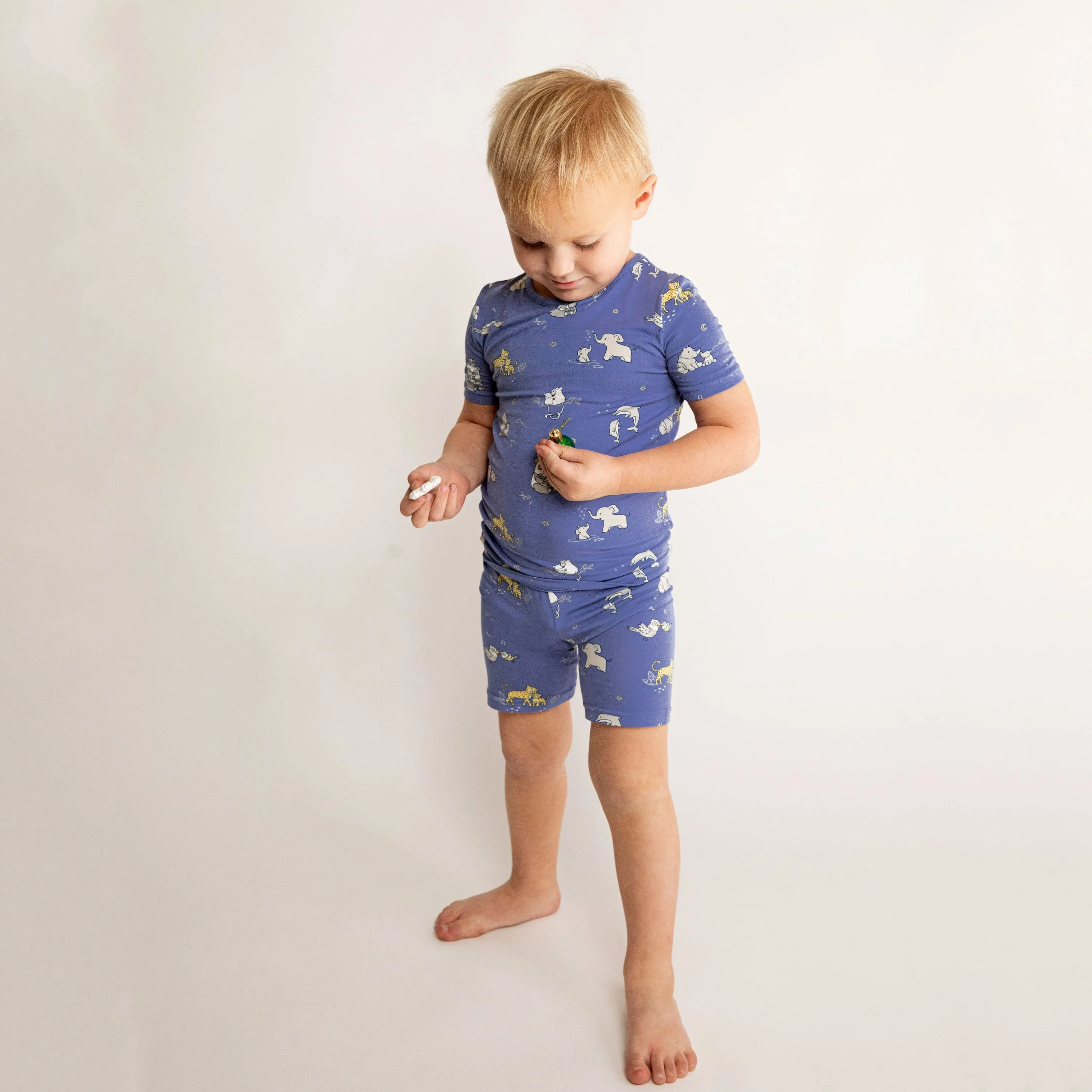 Animal Kisses Kids Bamboo Short Set