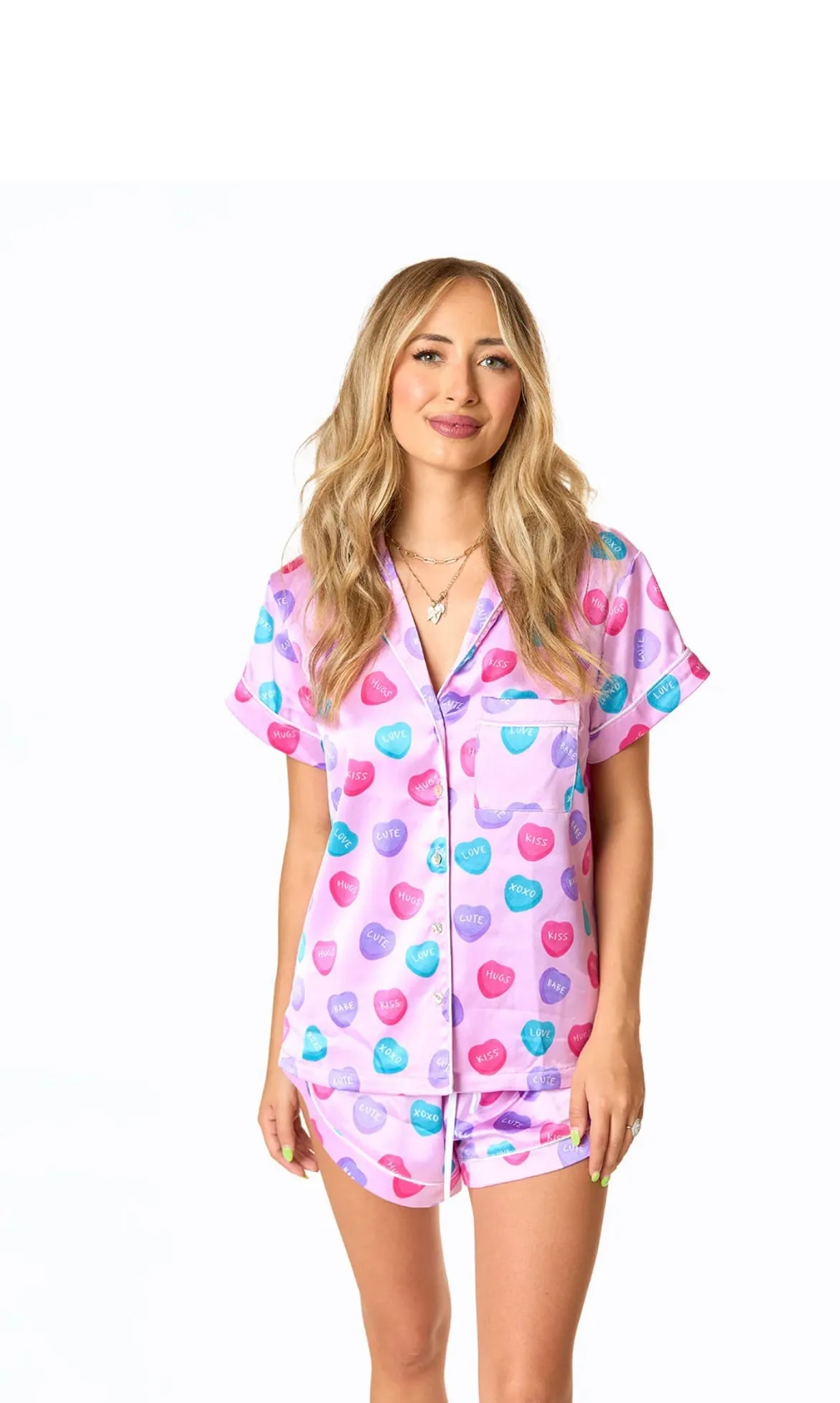 Aurora Sweet Hearts Pajama Set