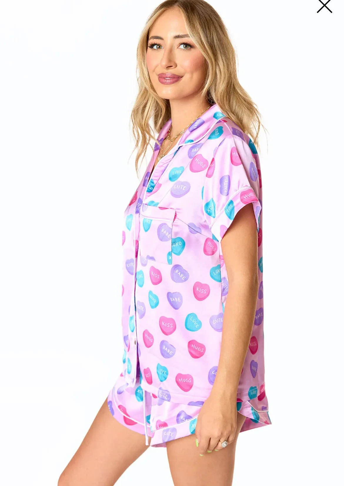 Aurora Sweet Hearts Pajama Set