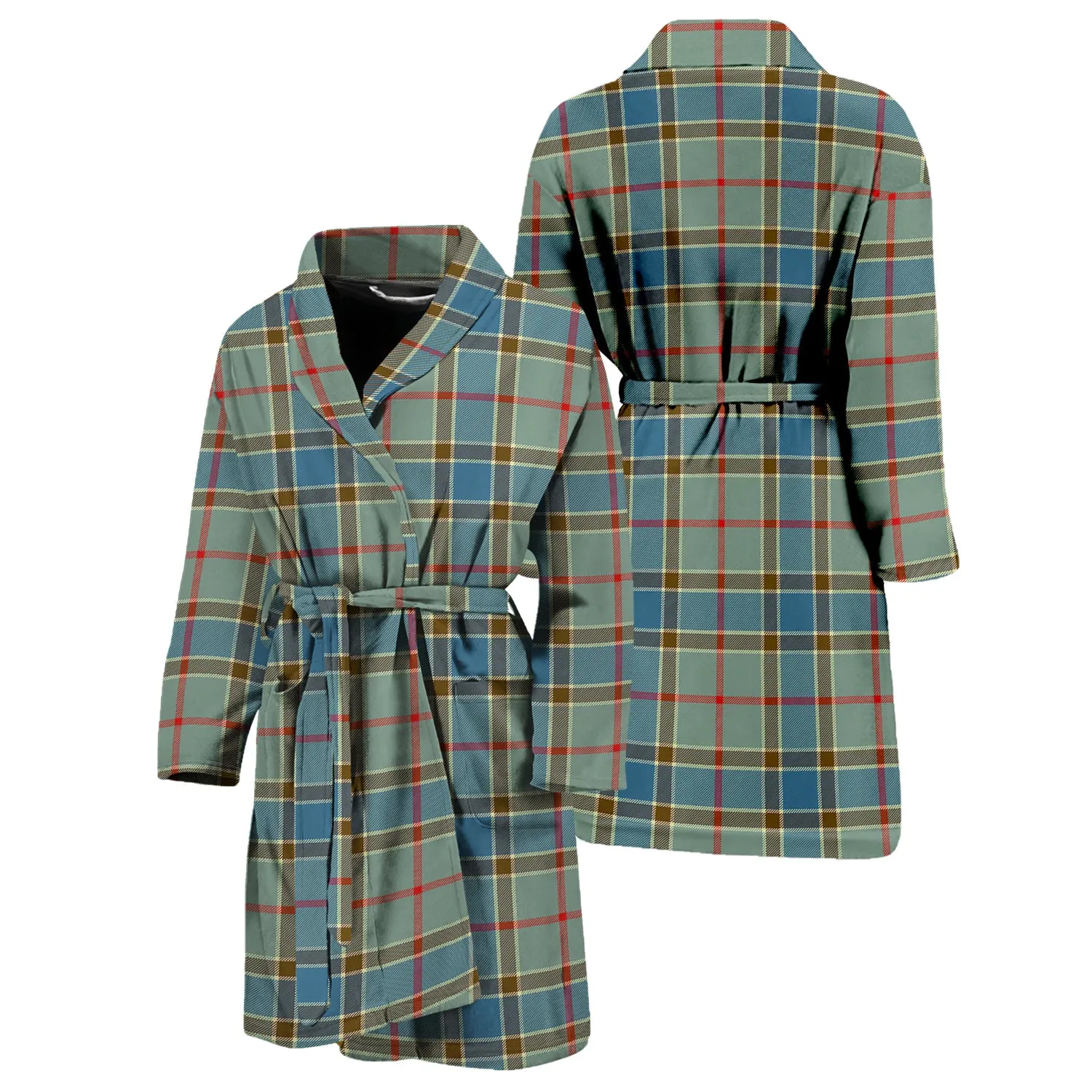 Balfour Blue Tartan Bathrobe