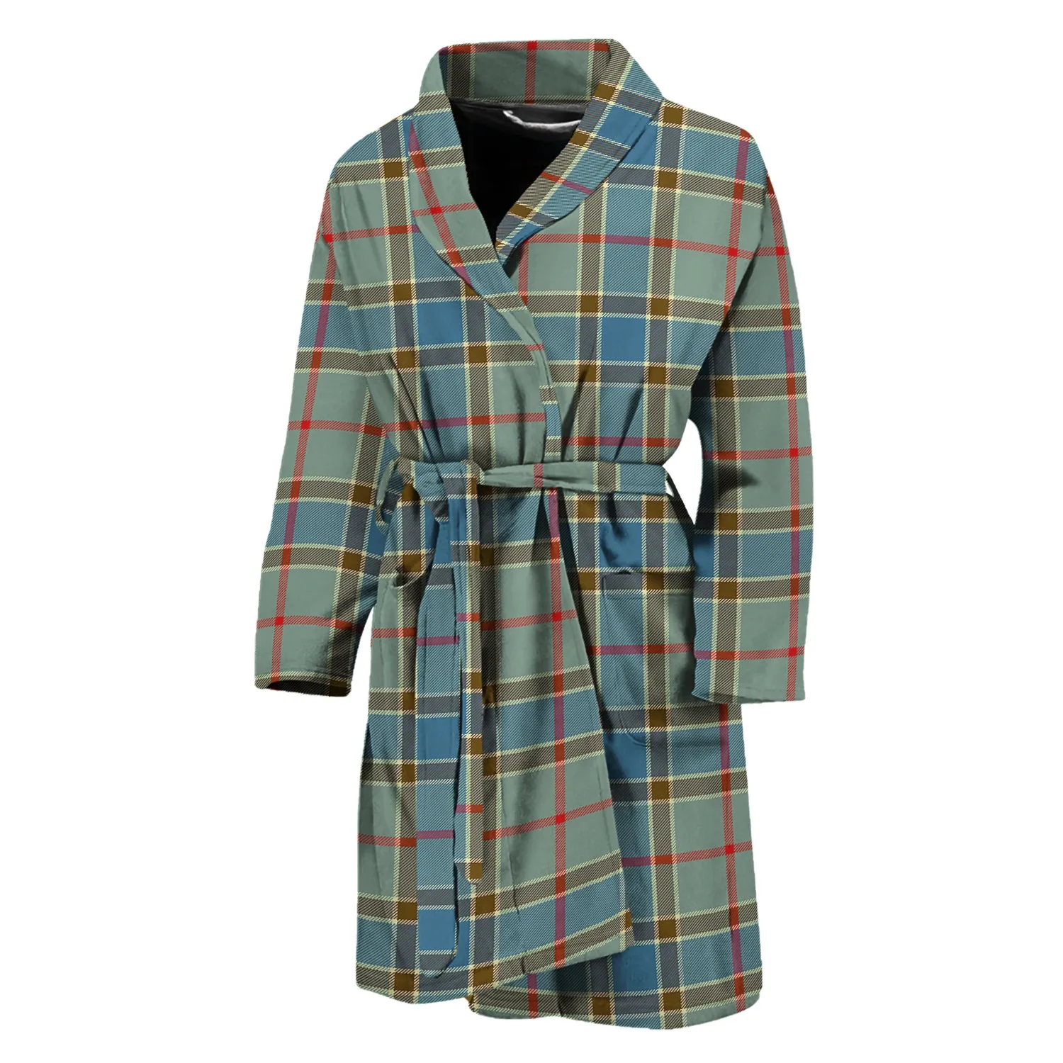 Balfour Blue Tartan Bathrobe