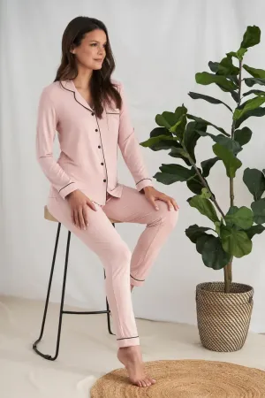 Bamboo PJ Set in Pink