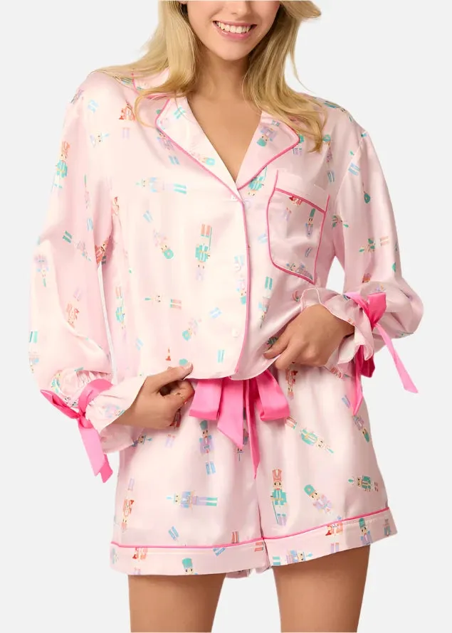 Belle Satin Nutcracker Pajama Set