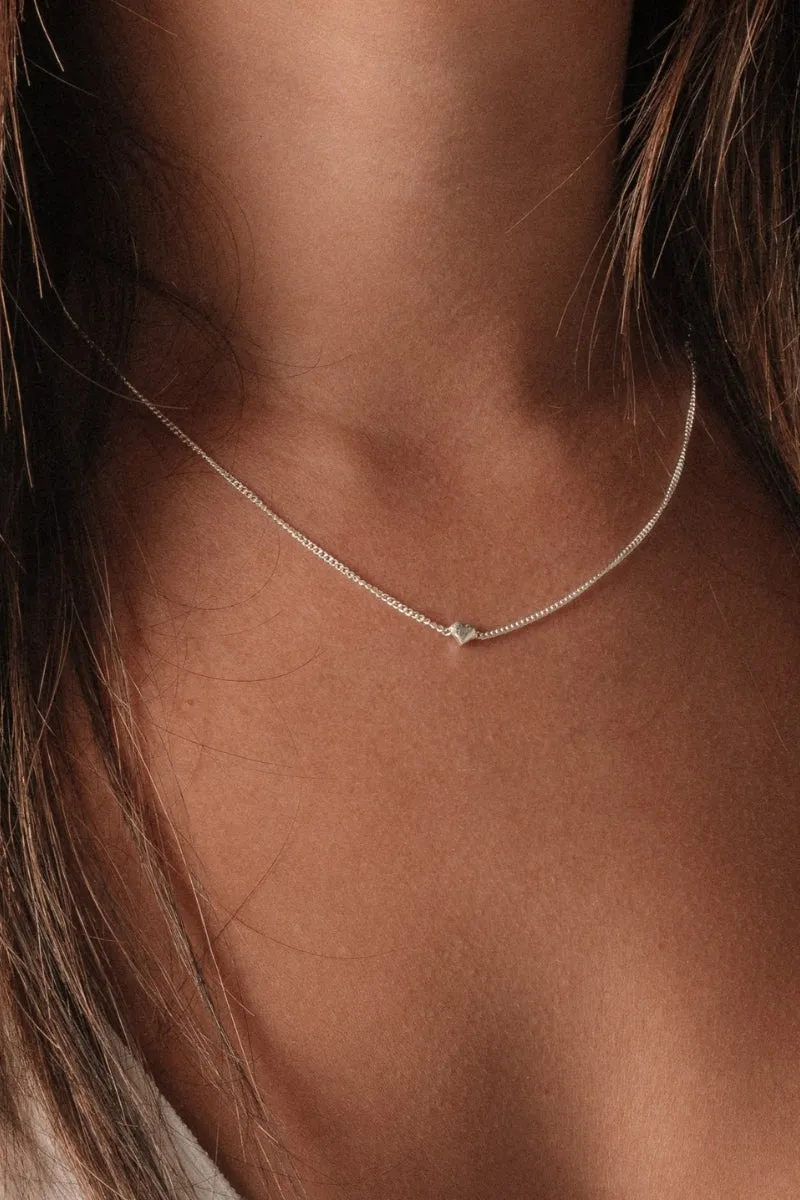 Brave, Loved & Kind Necklace - Silver