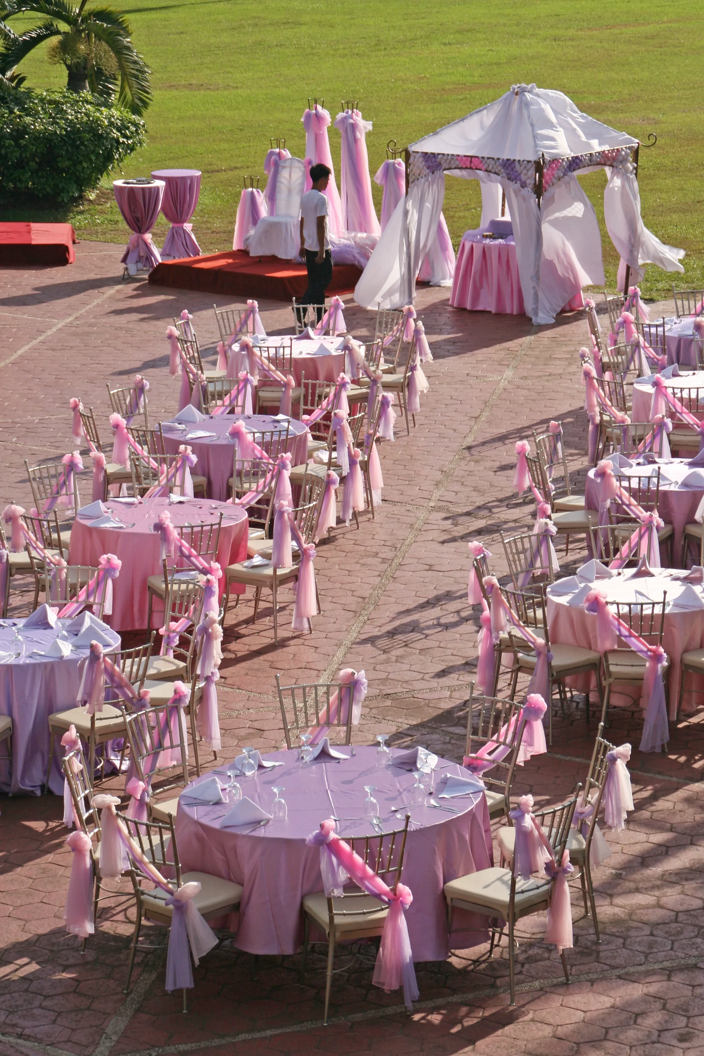 Bridal Satin Tablecloth Rental