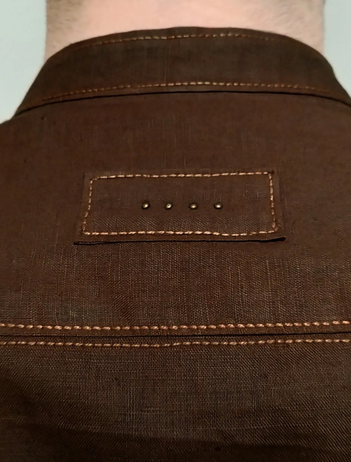 BROWN LINEN KURTA PAJAMA