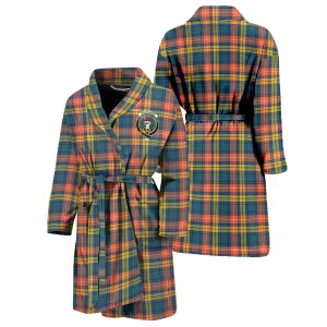 Buchanan Ancient Tartan Bathrobe with Family Crest