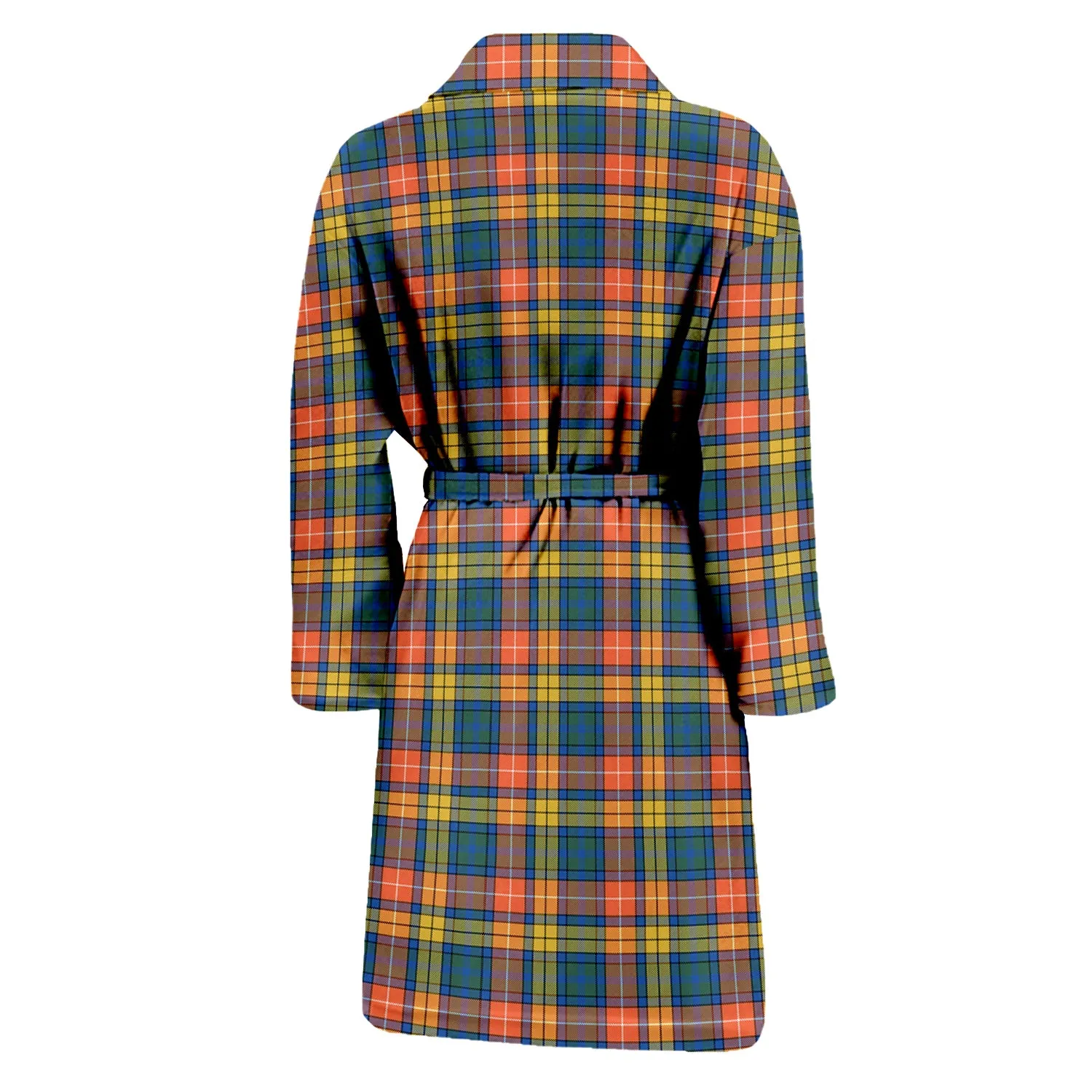 Buchanan Ancient Tartan Bathrobe with Family Crest