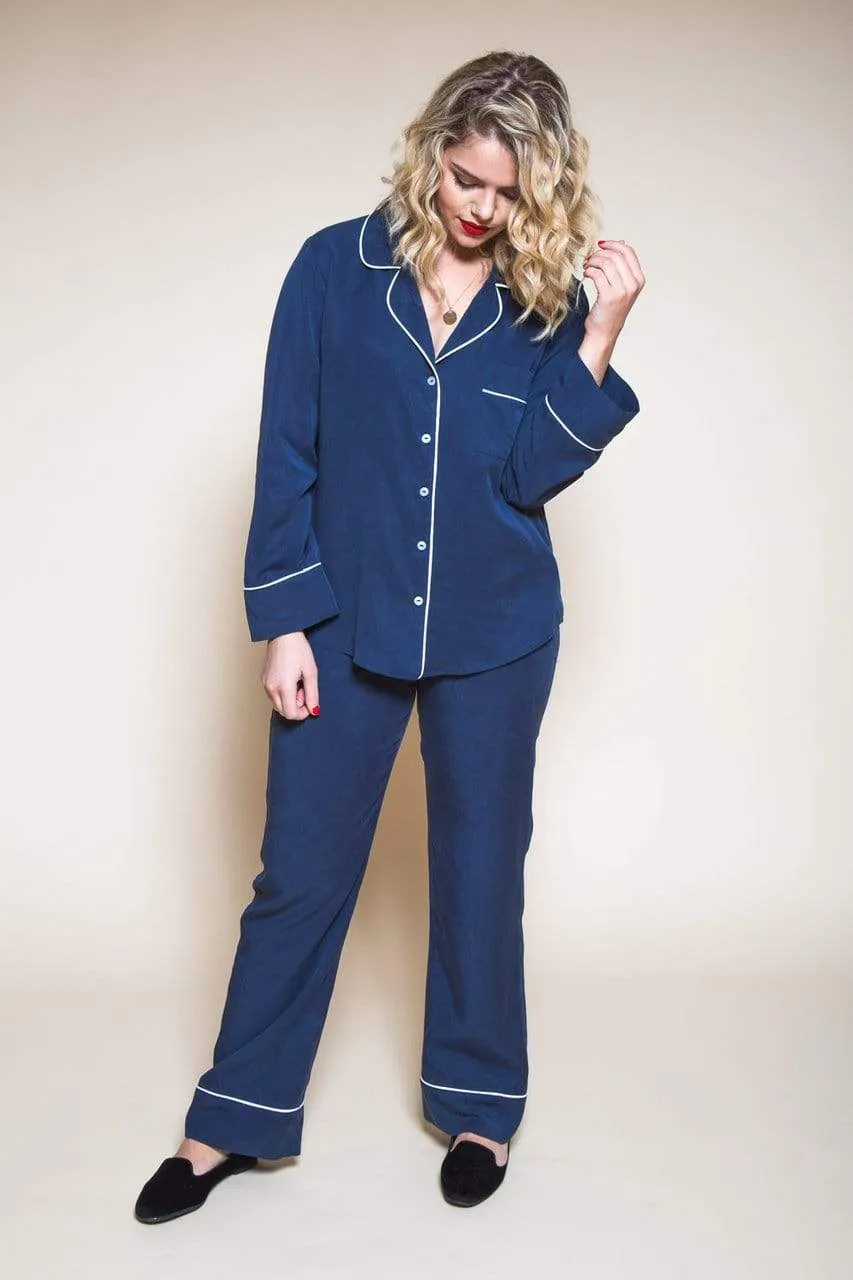 Carolyn Pajamas - Closet Core Patterns - Sizes 0-20