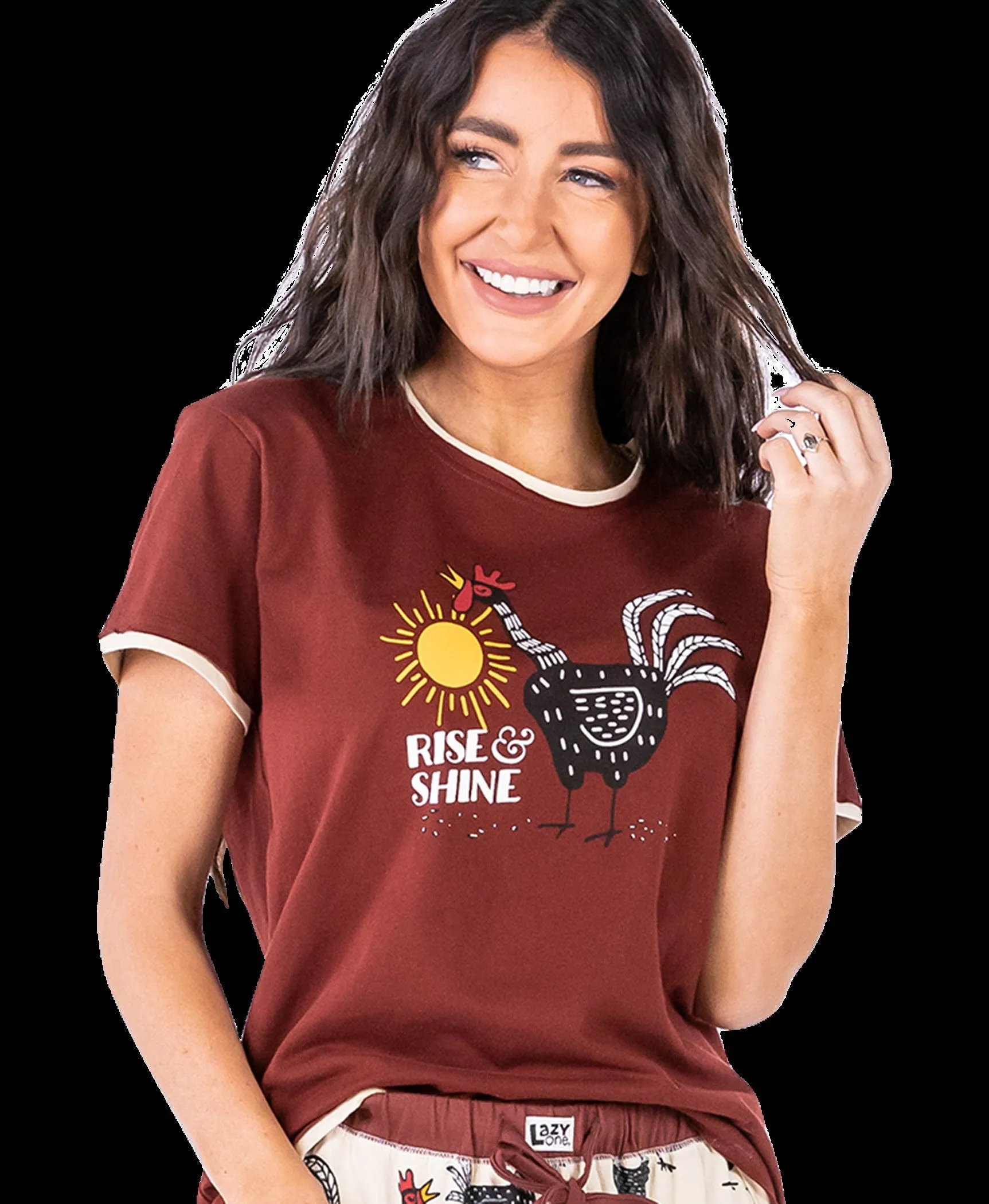 Chicken Rise & Shine Women's Pajama Top