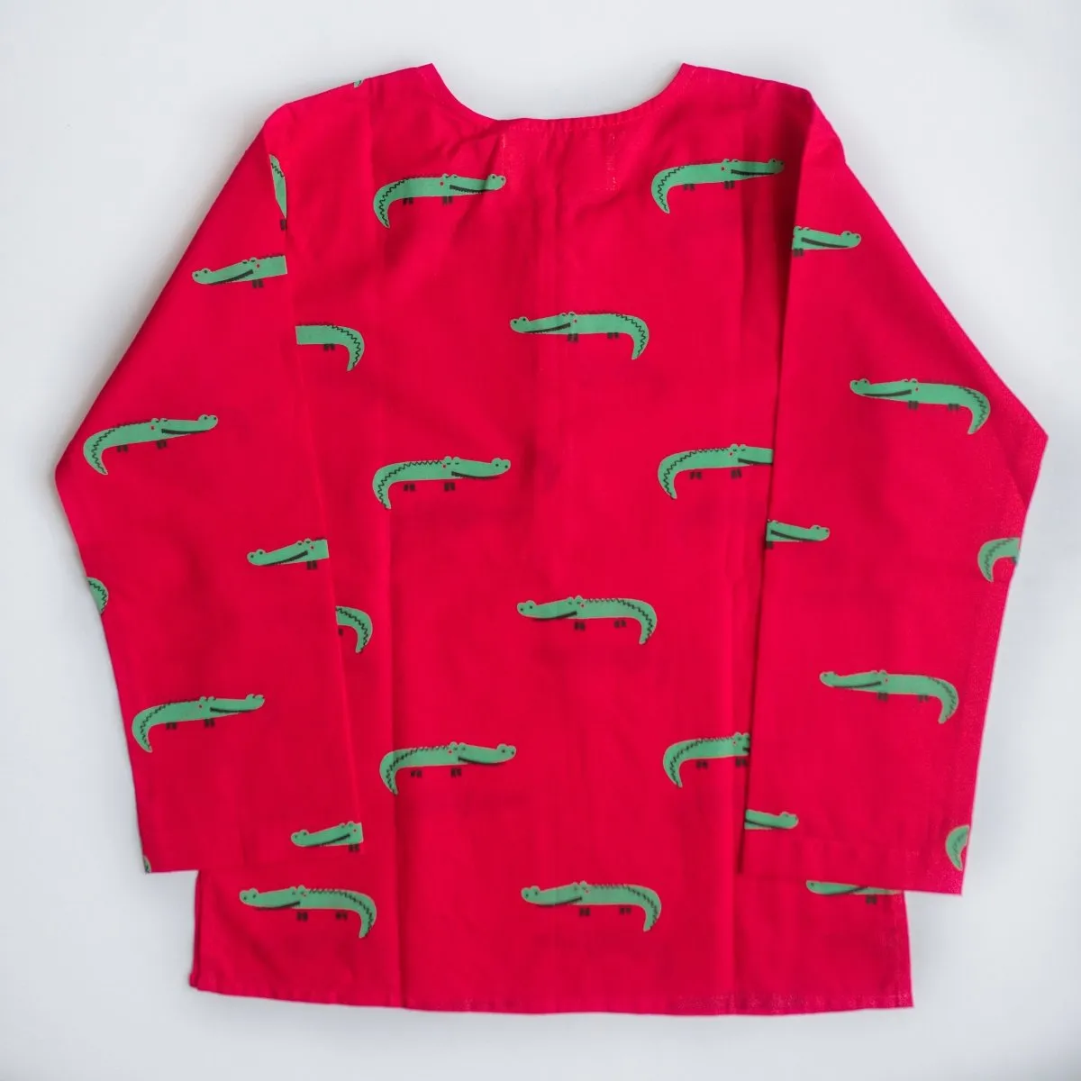 Christmas Crocodile- Unisex Kids Cotton Nightwear