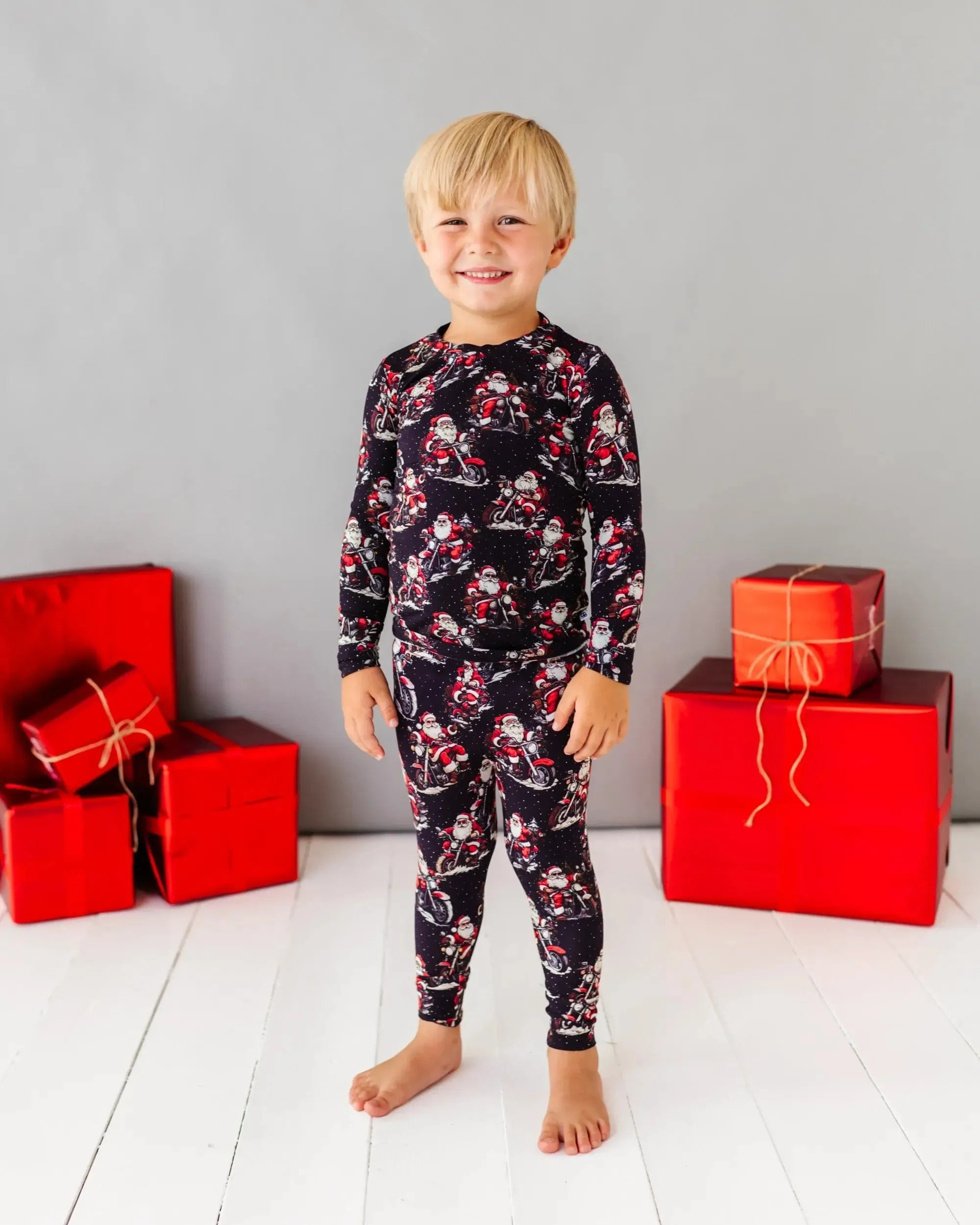 Clausin' Trouble Two-Piece Pajama Set