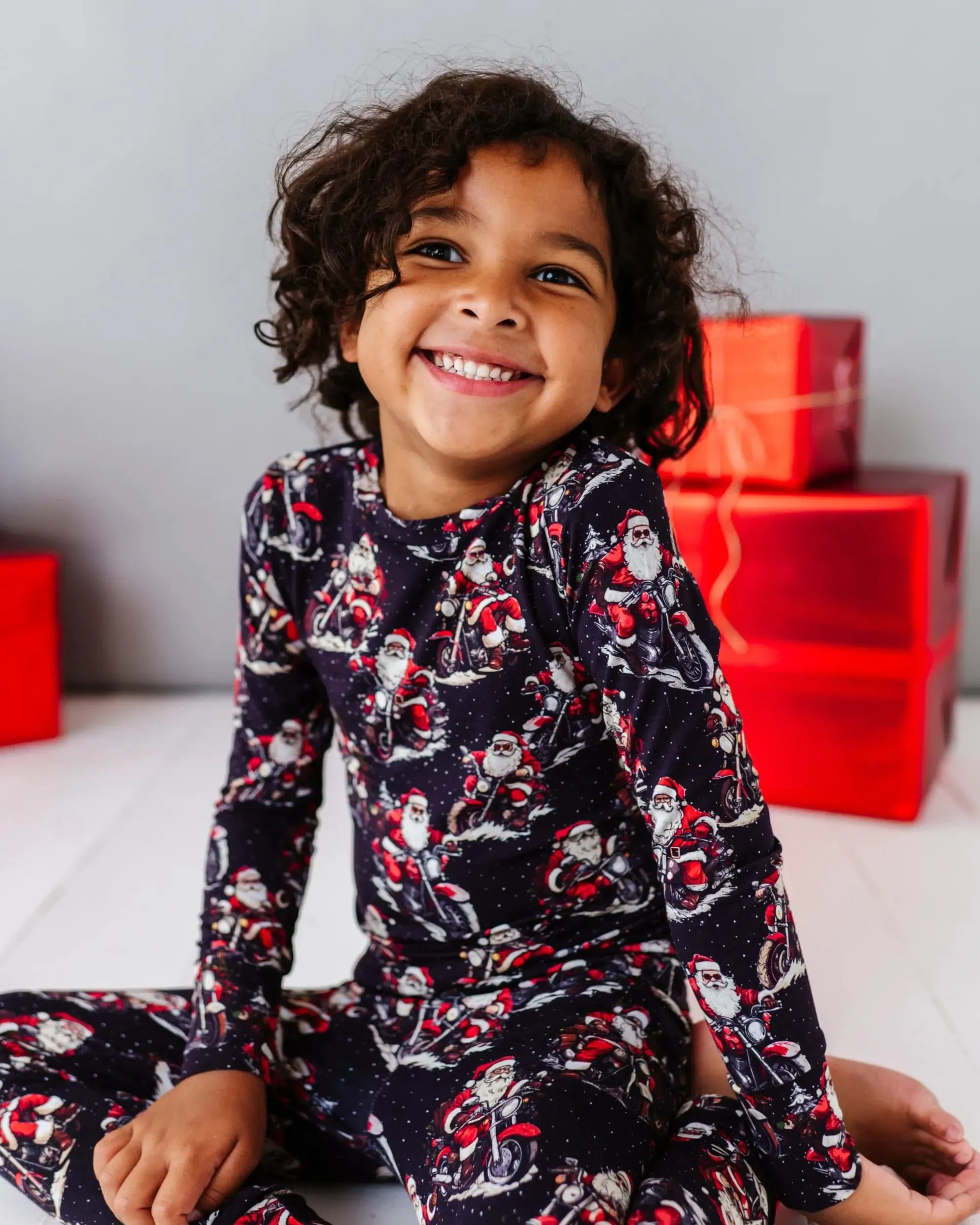 Clausin' Trouble Two-Piece Pajama Set