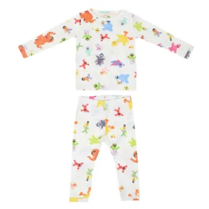 Copper Pearl Sesame Friends 2pc L/S Pajama Set