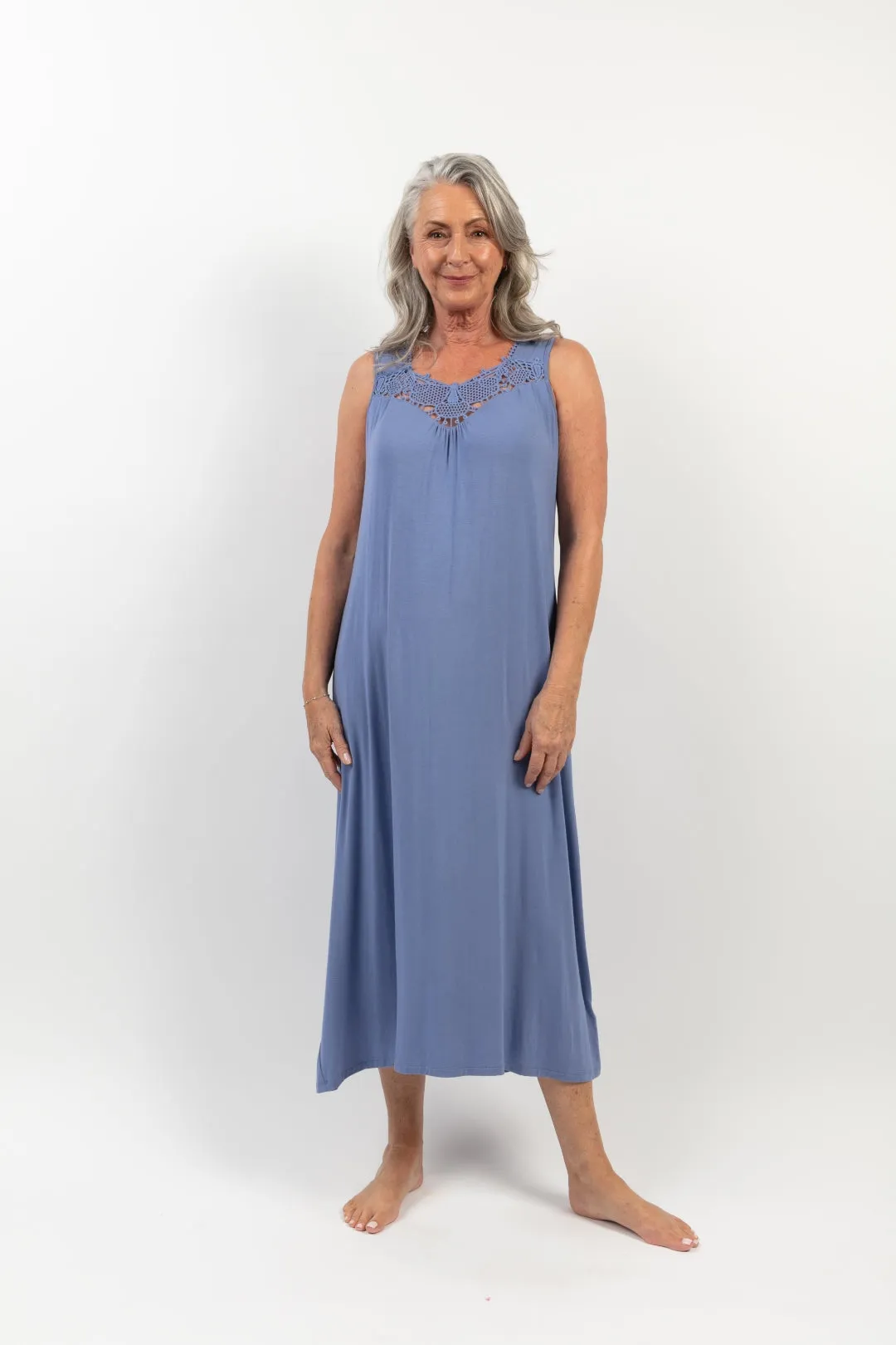 Cornflower Blue Modal Nightdress Delilah