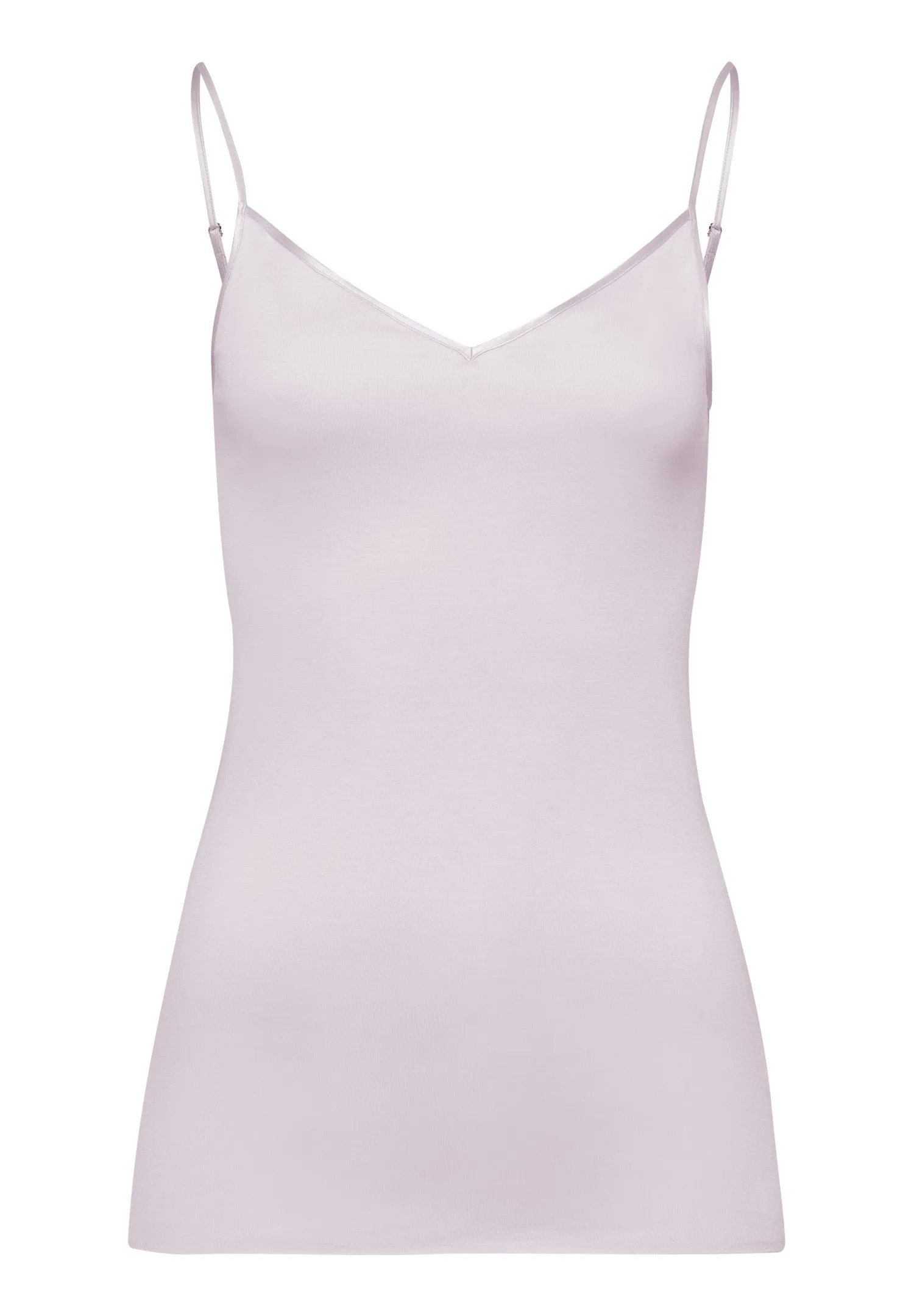 Cotton Seamless Cotton V-Neck Camisole | Lupine Love 71601-1486