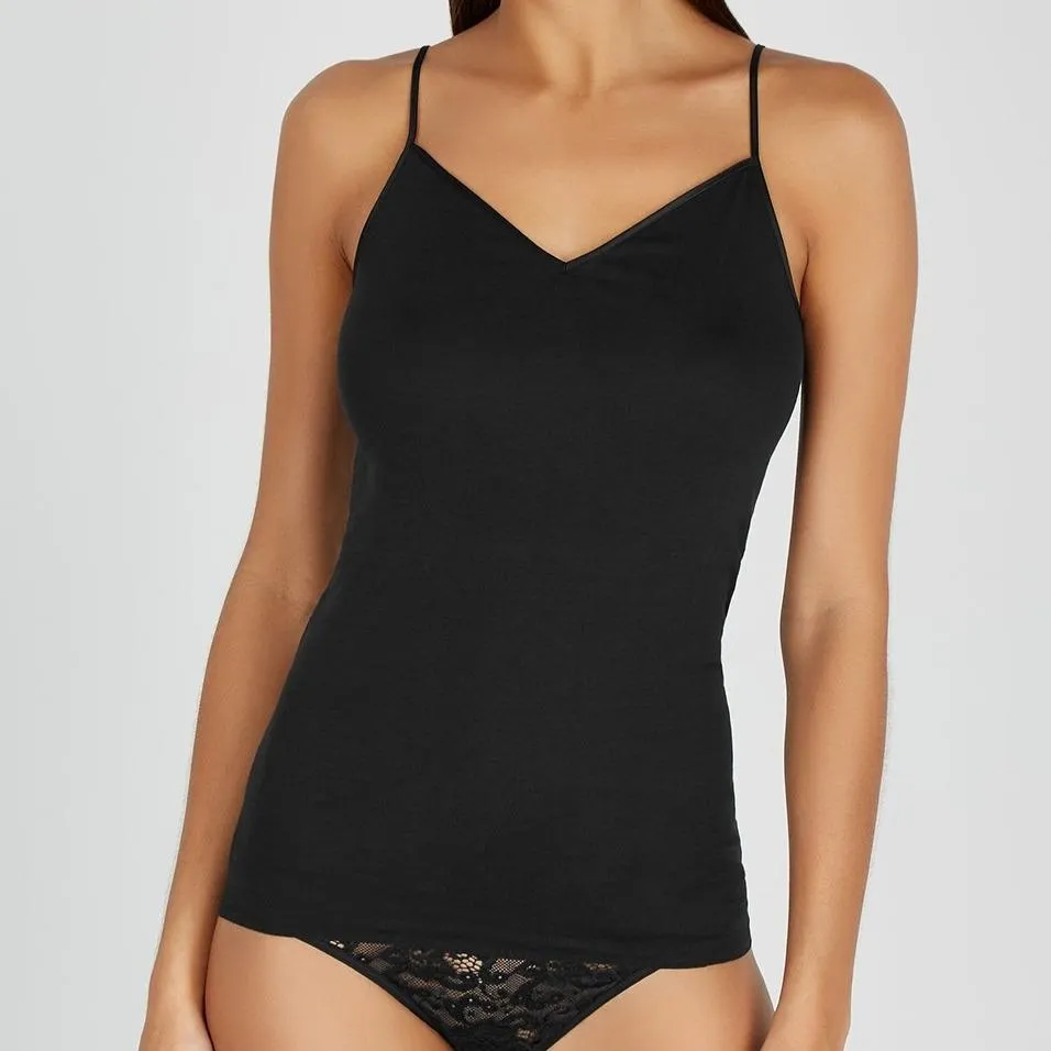 Cotton Seamless Spaghetti Camisole