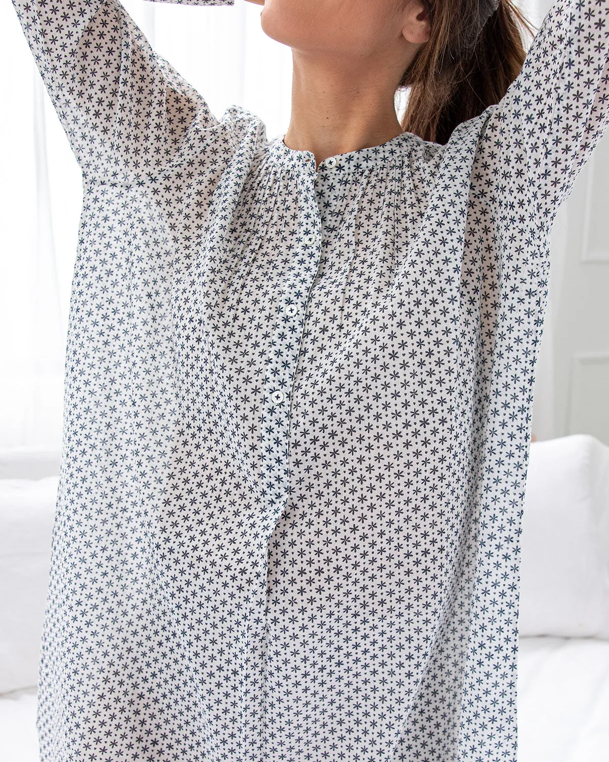 Daisy Sleepshirt Blue