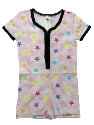 Esme Shimmer Rainbow Stars Onesie/Romper