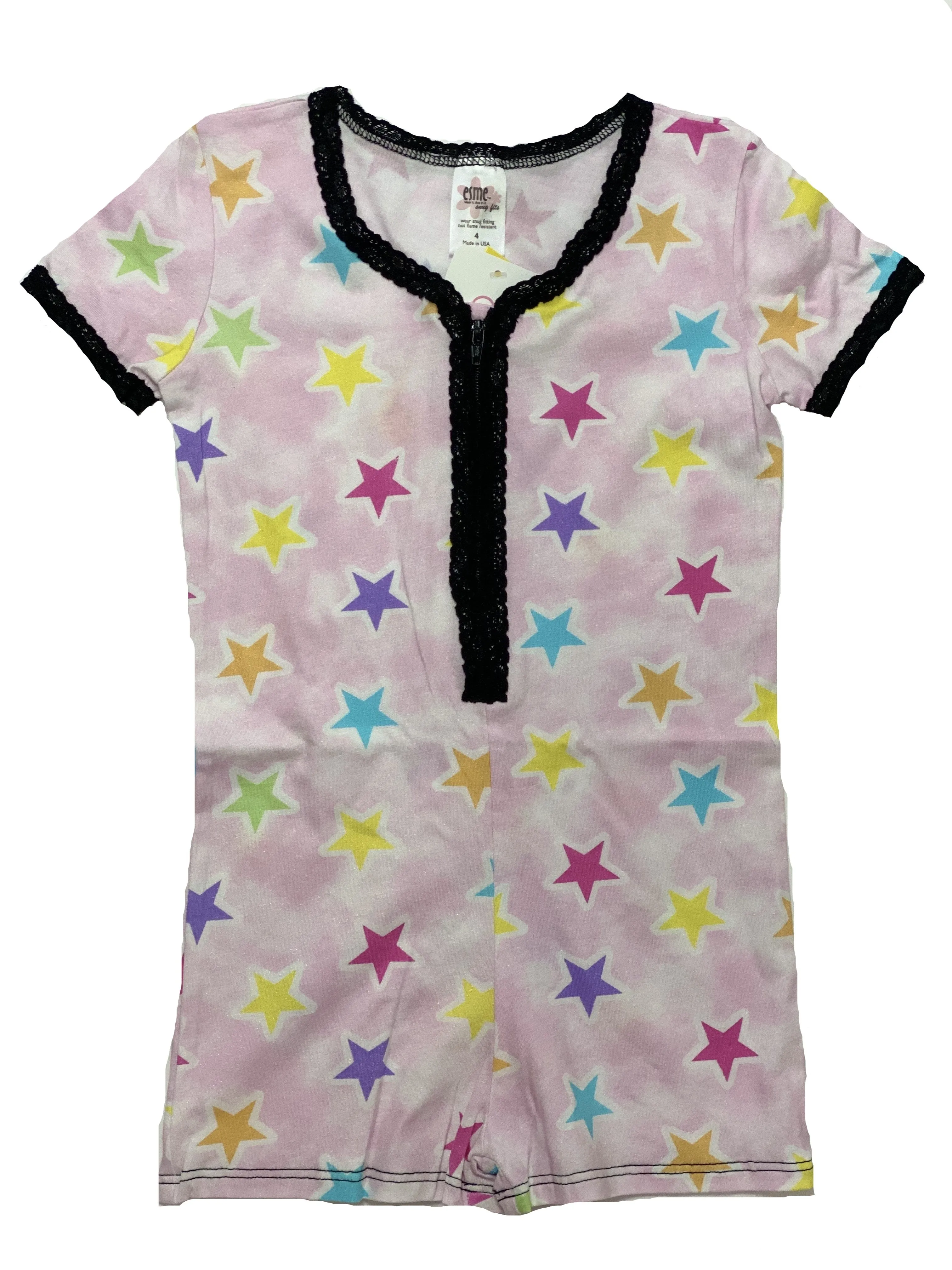 Esme Shimmer Rainbow Stars Onesie/Romper