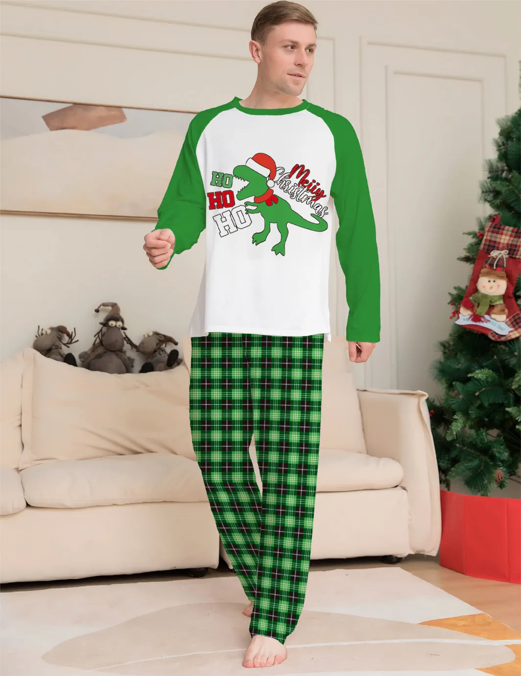 Family Matching Christmas Parent-child Pajamas