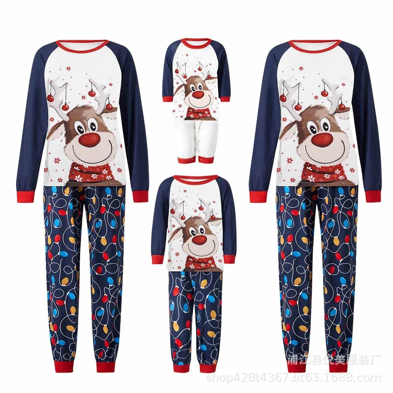 Family Matching Christmas Parent-child Pajamas