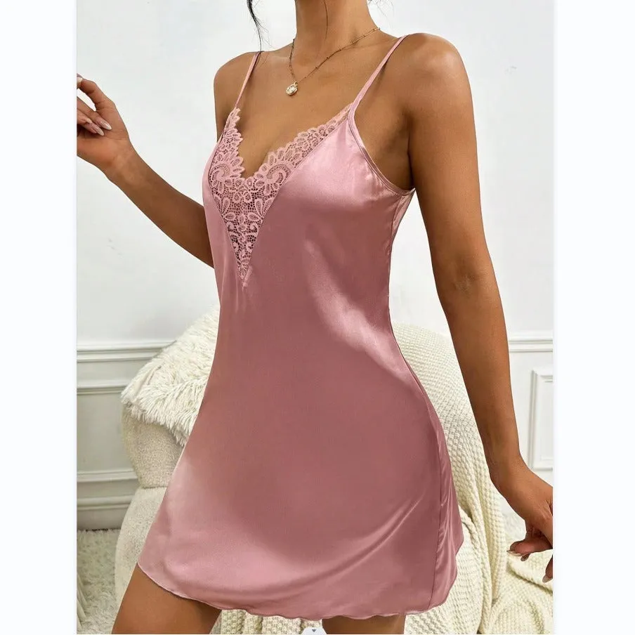 Fashion Personality Women's Lace Slip Nightdress