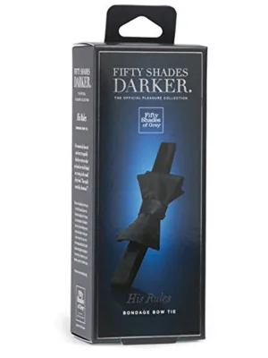 Fifty Shades Darker His Rules Bondage Bow Tie