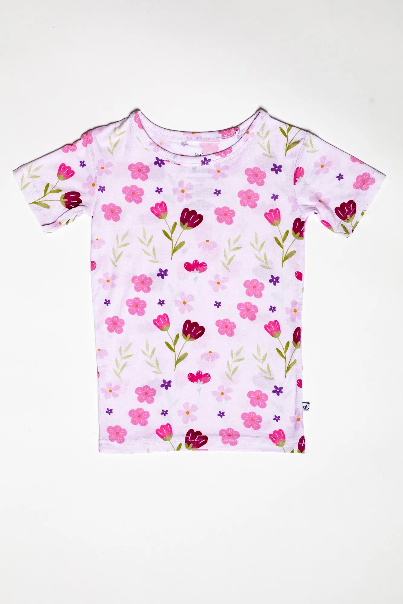 Floral Bamboo Pajamas Short Sleeve Set