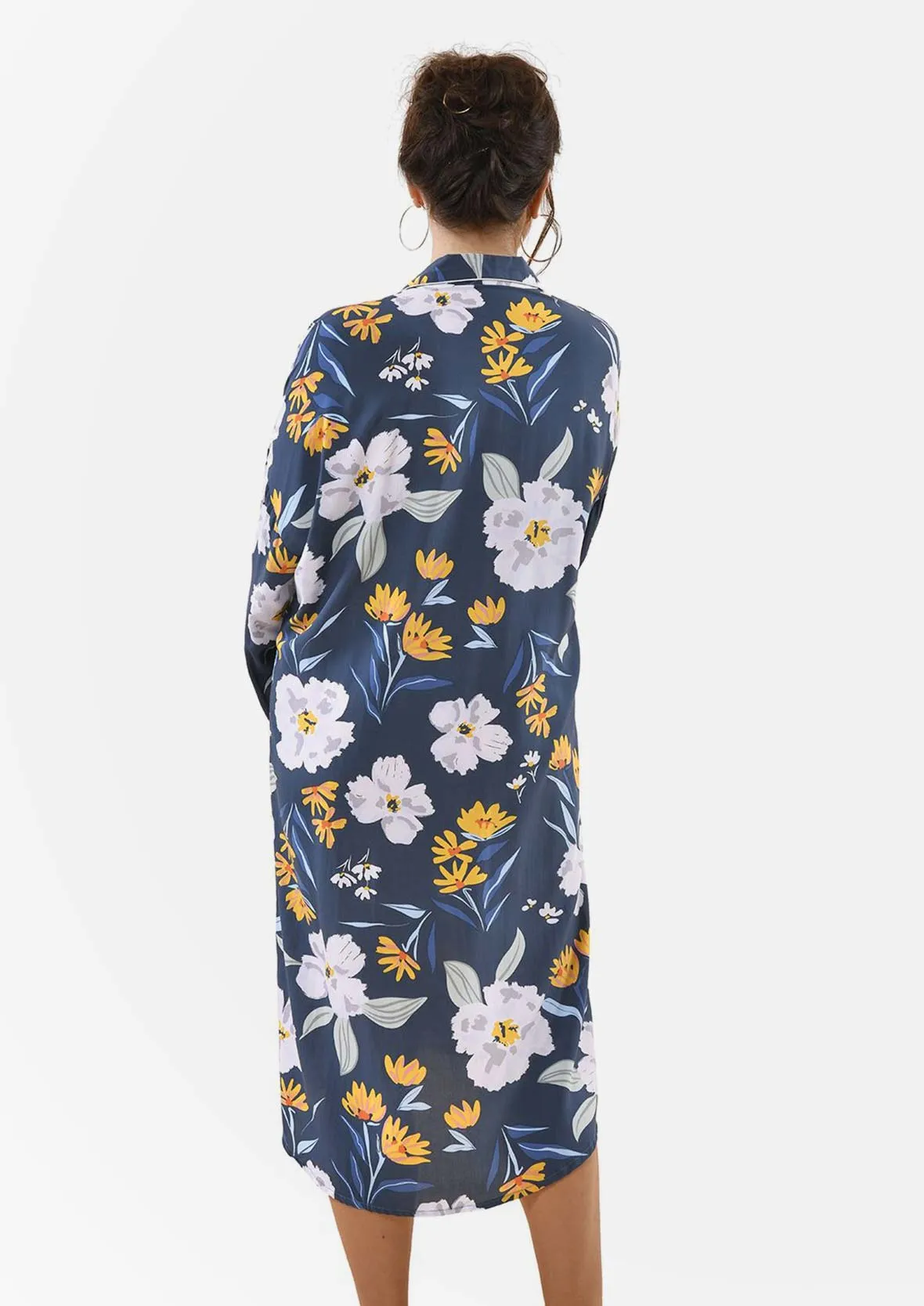 Floral Print Sleep Shirt