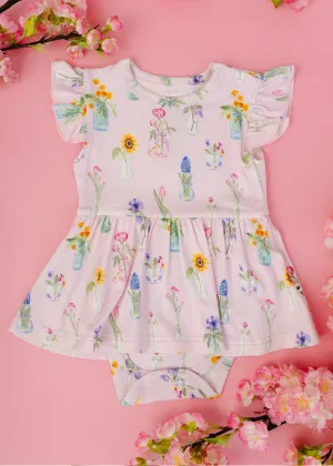 Flowers for Mom Flutter Baby Dress