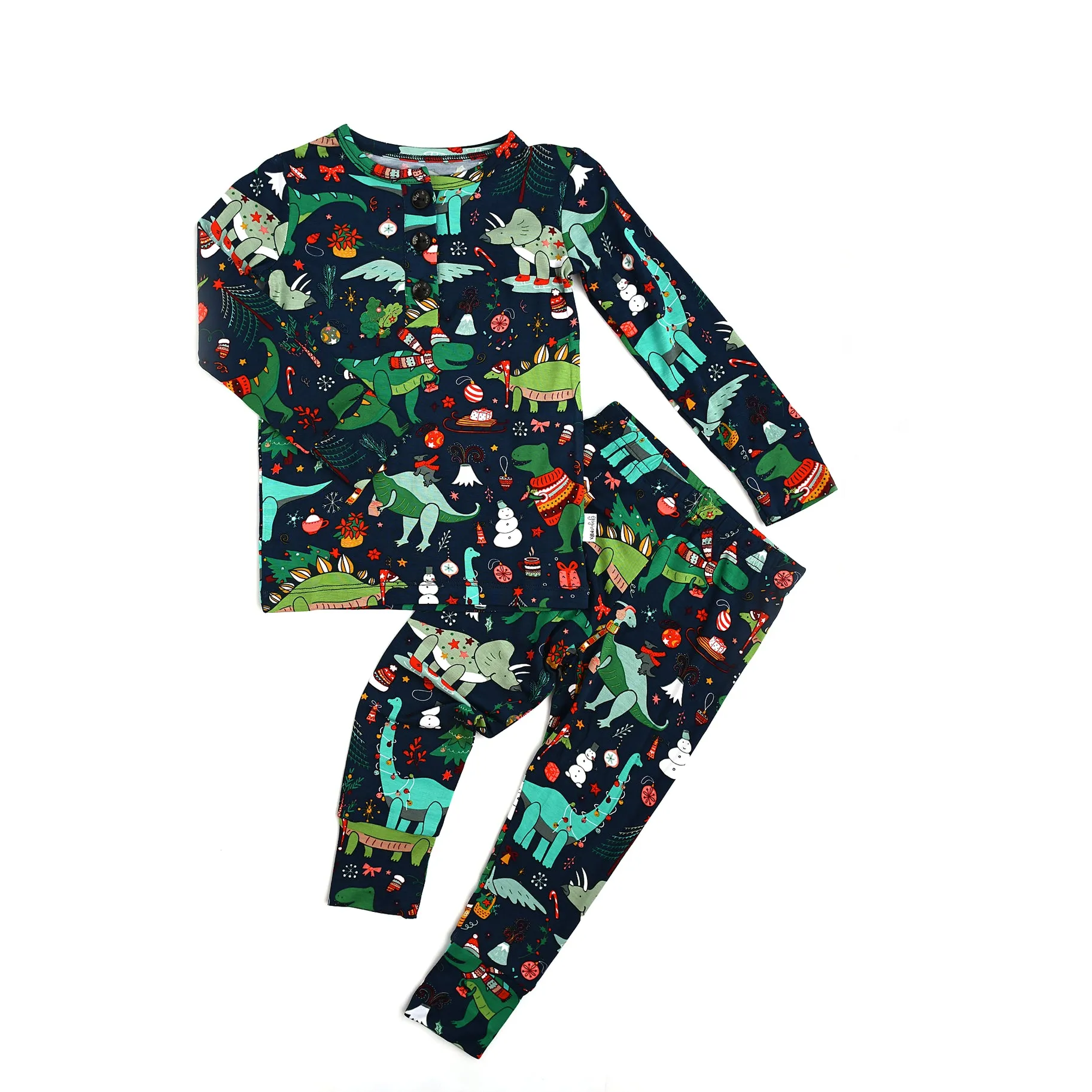 Gigi and Max Dillon Dino 2pc Pajama Set