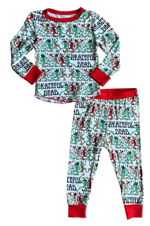 Grateful Dead Holiday Skellies Bamboo Thermal Set