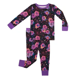 Halloween | Violet Webs | Two-piece Bamboo Long Sleeve Toddler & Kids Pajamas