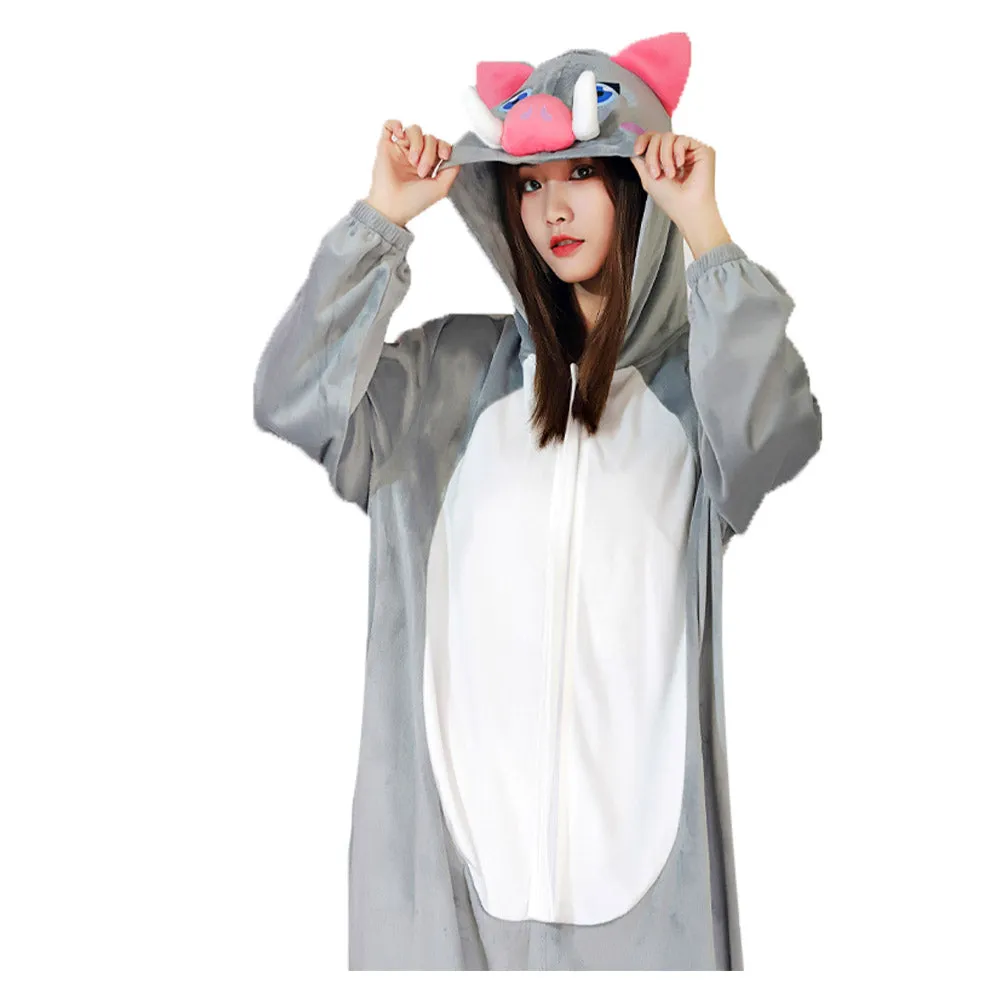 ·Hashibira Inosuke Onesies Pajama Men Women Sleepwear Pyjamas Christmas Halloween Costume Cosplay Costume