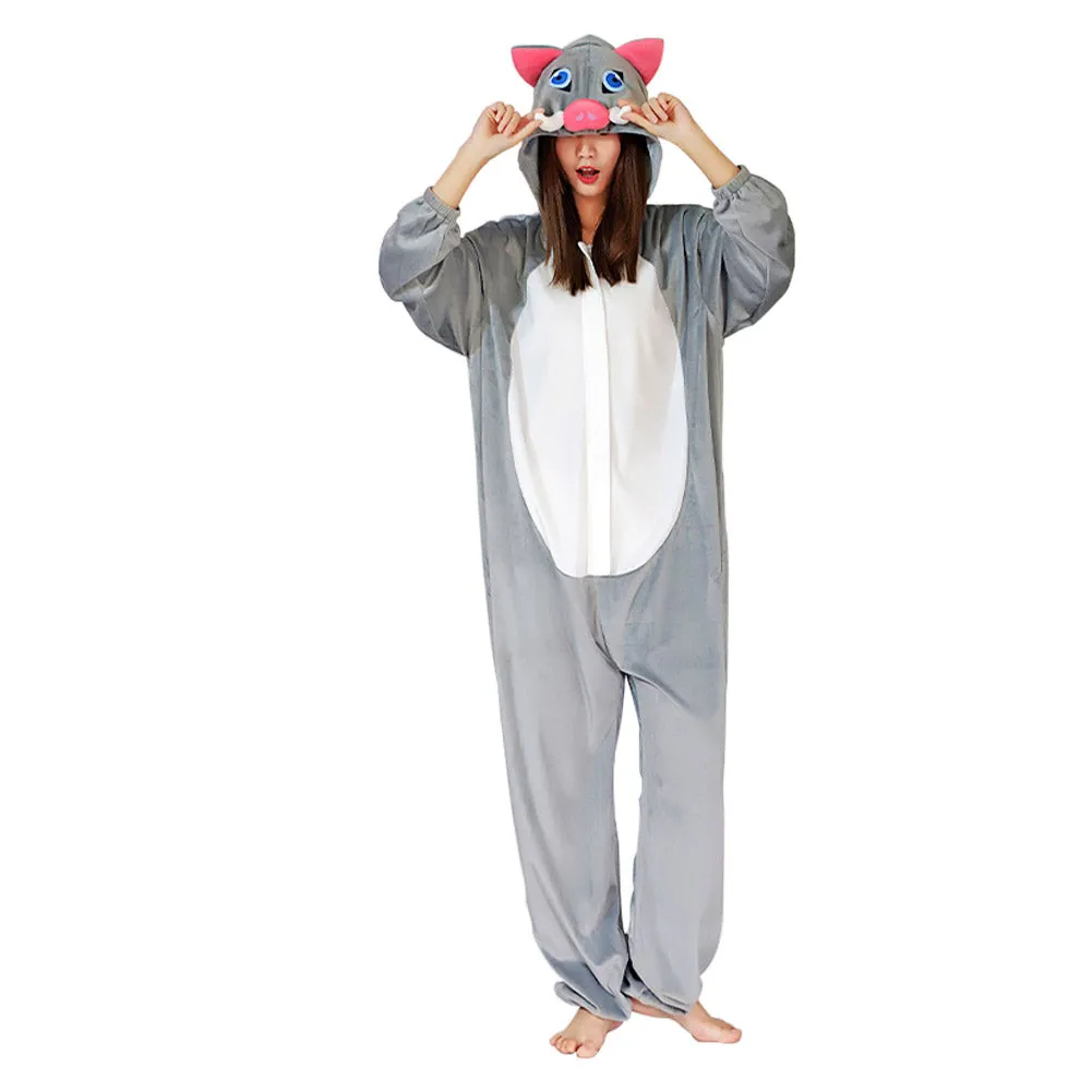 ·Hashibira Inosuke Onesies Pajama Men Women Sleepwear Pyjamas Christmas Halloween Costume Cosplay Costume