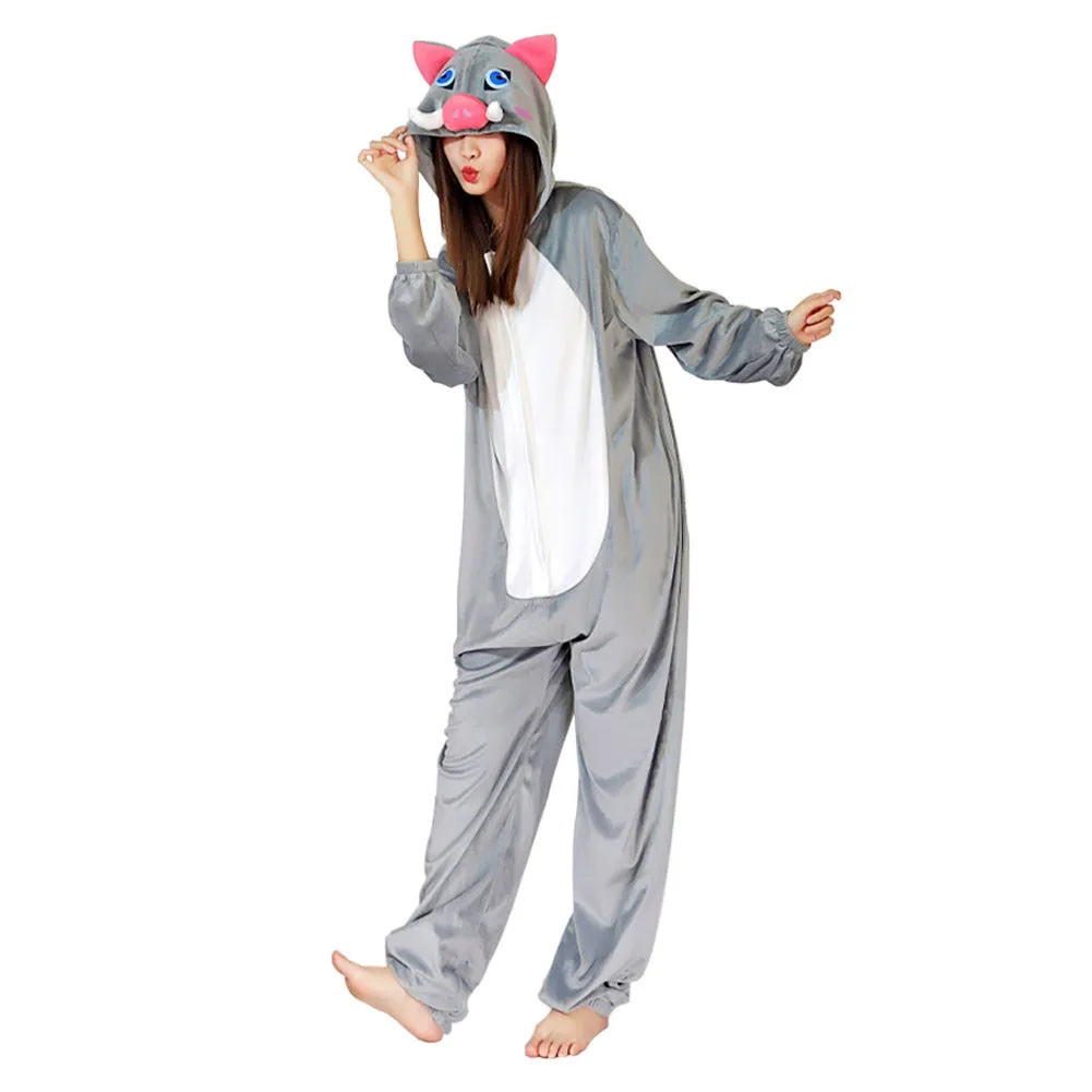 ·Hashibira Inosuke Onesies Pajama Men Women Sleepwear Pyjamas Christmas Halloween Costume Cosplay Costume