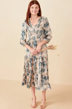 HAY107 - FLORAL PRINT DRESS