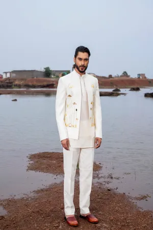 Ivory Bloom Jodhpuri Set