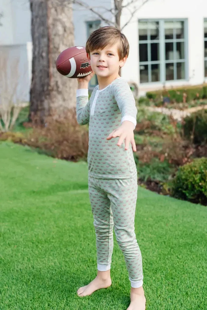 Jack Pajama Set- Football