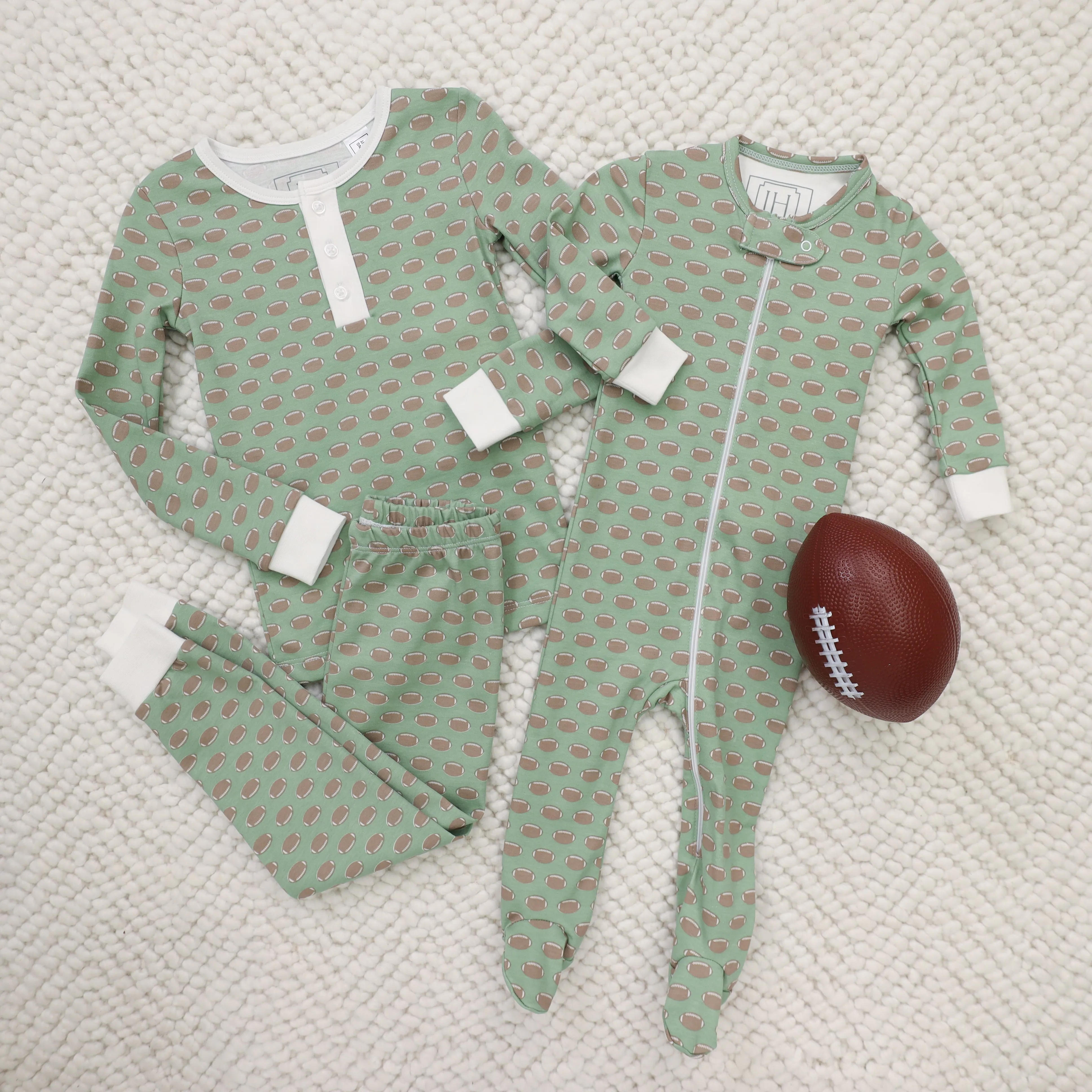 Jack Pajama Set- Football