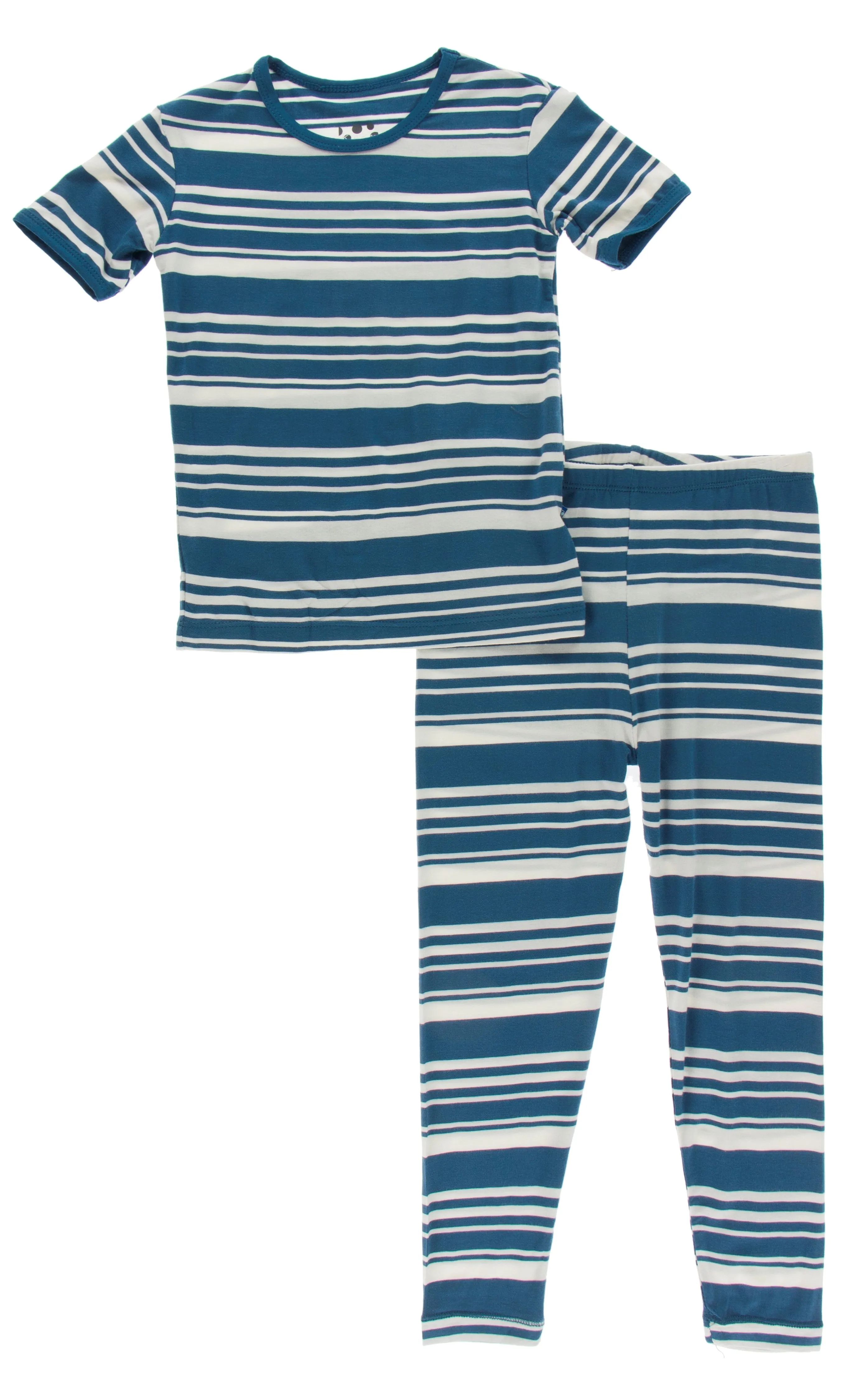 KicKee Pants Fishing Stripe S/S Pajama Set w/Pants