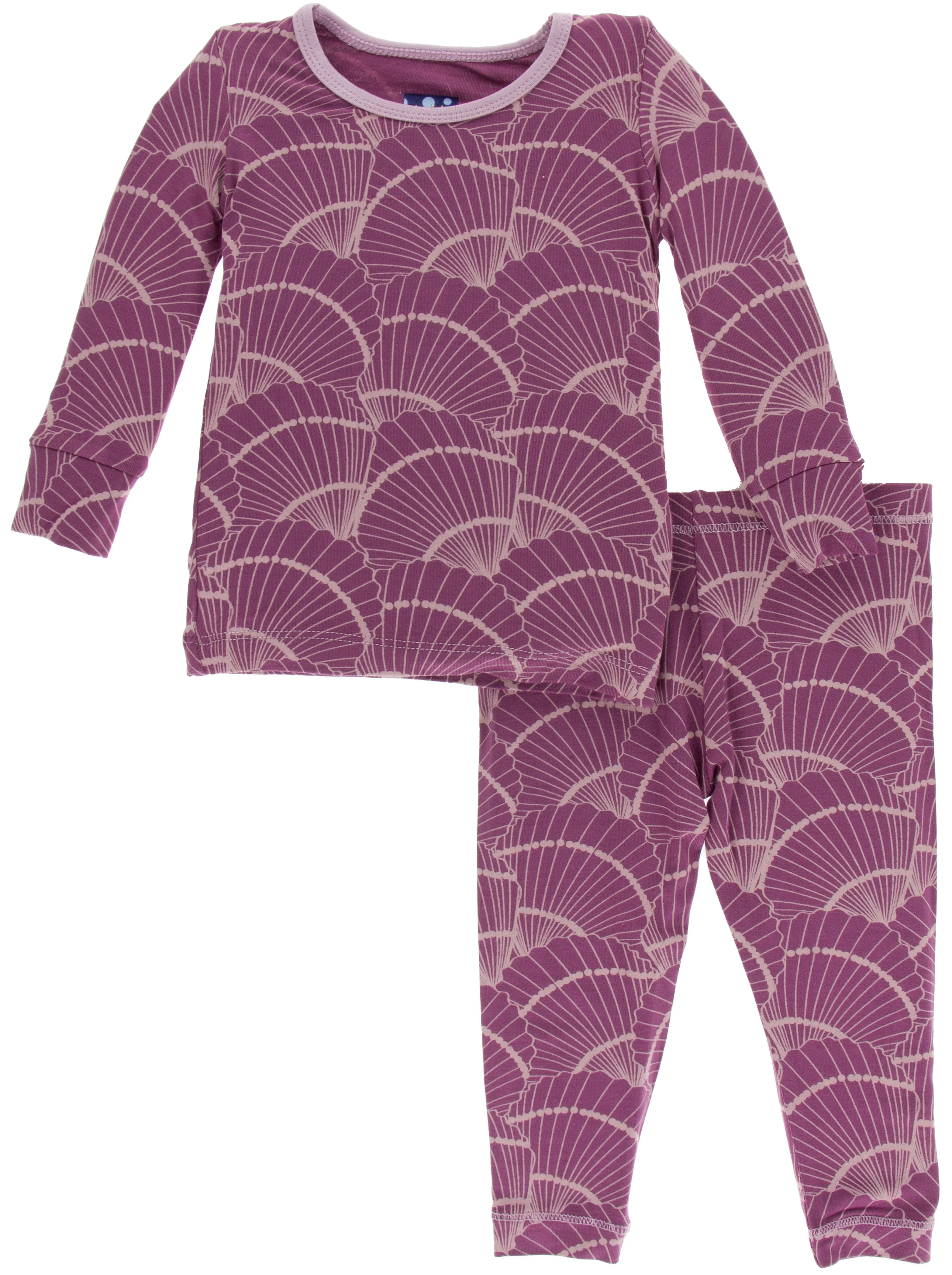 KicKee Pants Shell Fossils L/S Pajama Set with Pants