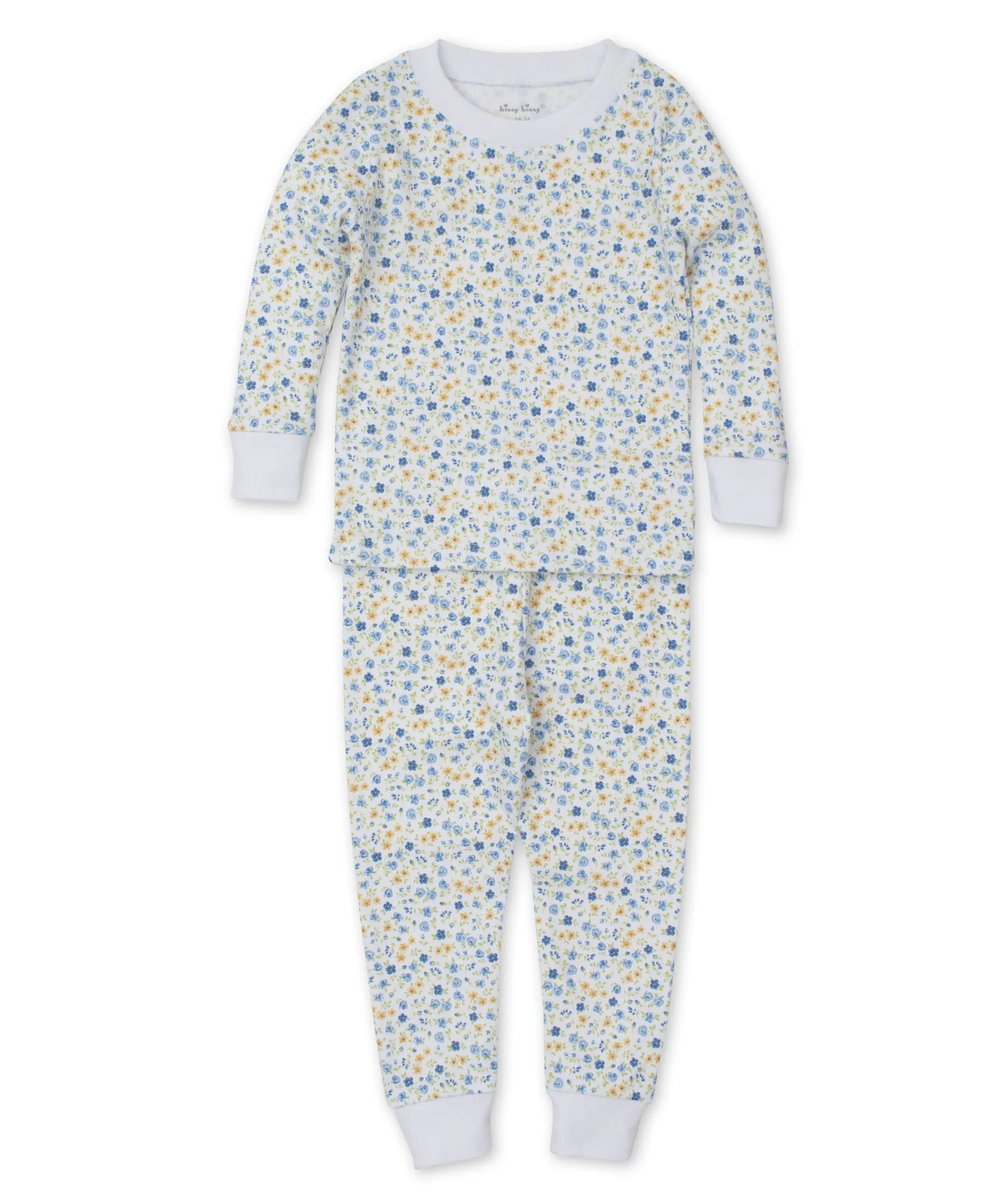 Kissy Kissy Floral Fantasy Pajama Set Snug PRT Multi Blue KG808665I/KG608665P-K494