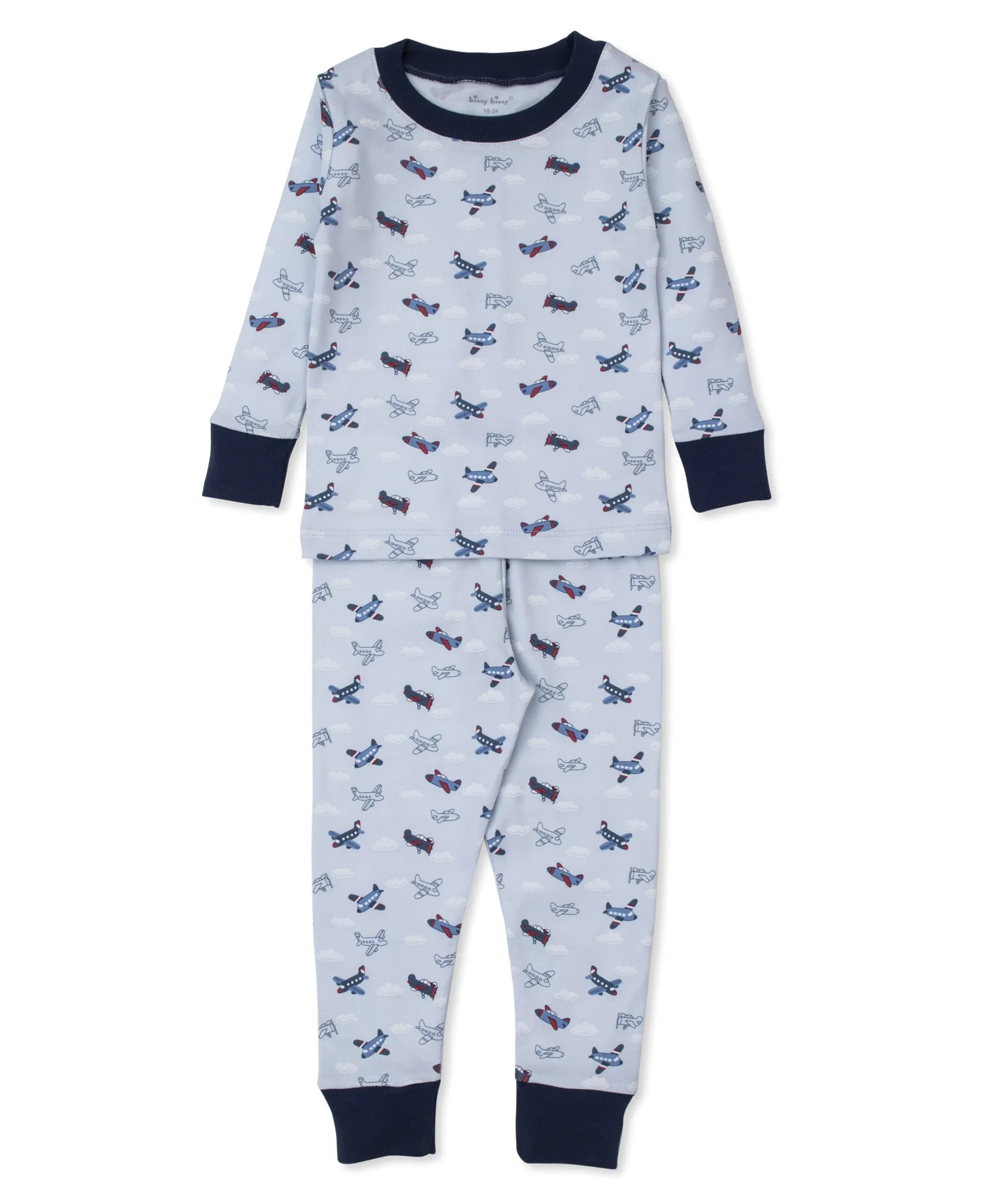 Kissy Kissy Sky-High Planes Pajama Set Snug PRT KB610628I/P-K999 5106