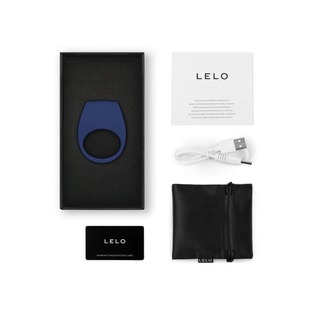 Lelo Tor 3 Vibrating Couples’ Ring Base Blue