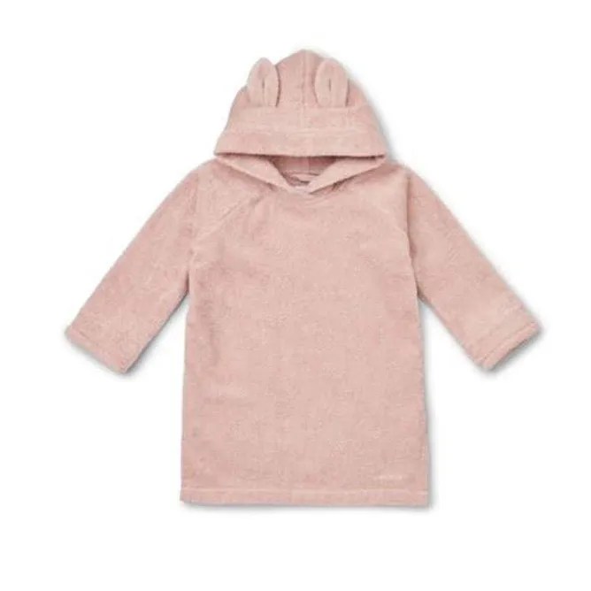 Liewood Ilja Bathrobe Poncho Mini Rabbit Rose